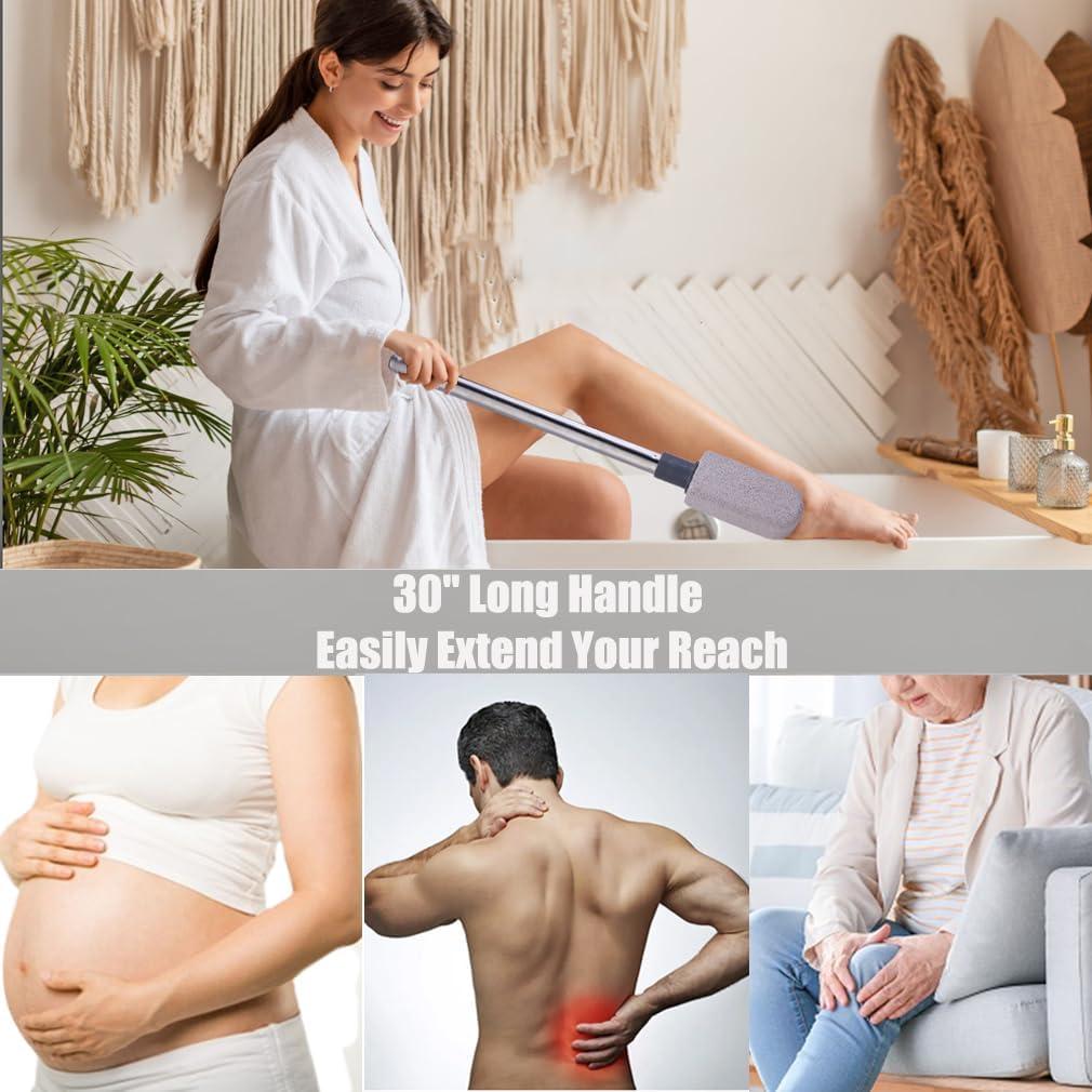 Piedra Pómez Exfoliadora para Pies con Mango 76.2 cm LAWFYMORI