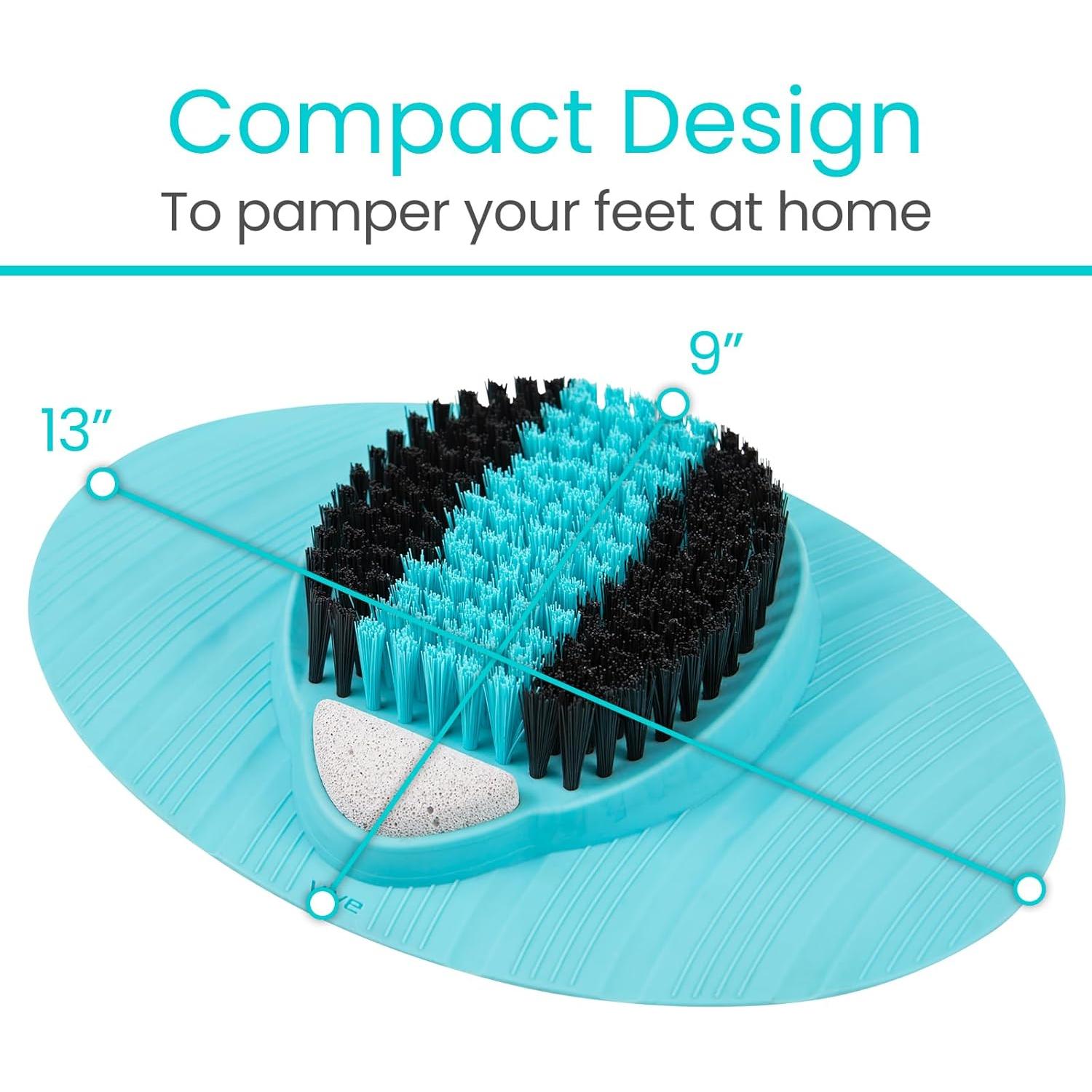 Limpiador de Pies Vive Health con Piedra Pómez y Ventosas