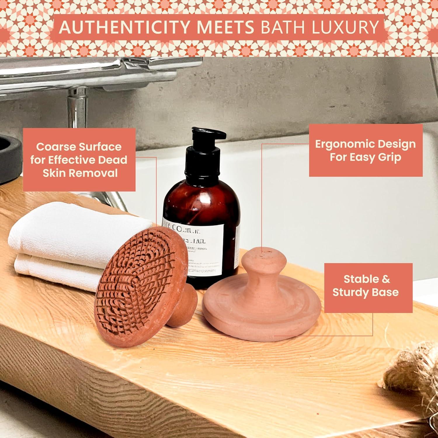 Piedra Pómez Natural Argaviva para Exfoliación de Pies 6.9cm