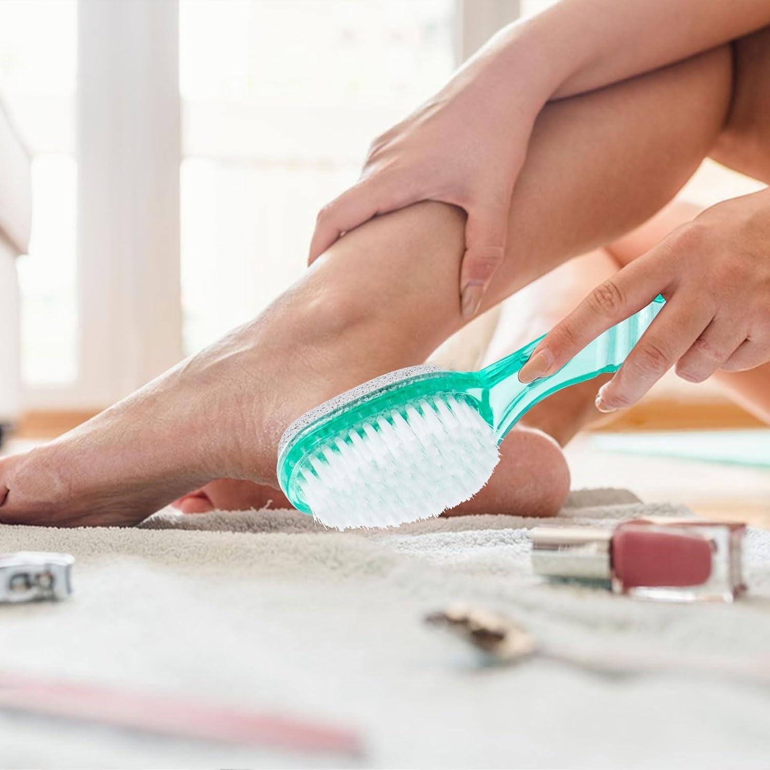 Set 2 en 1 Cepillo y Piedra Pómez Ooloveminso para Pies