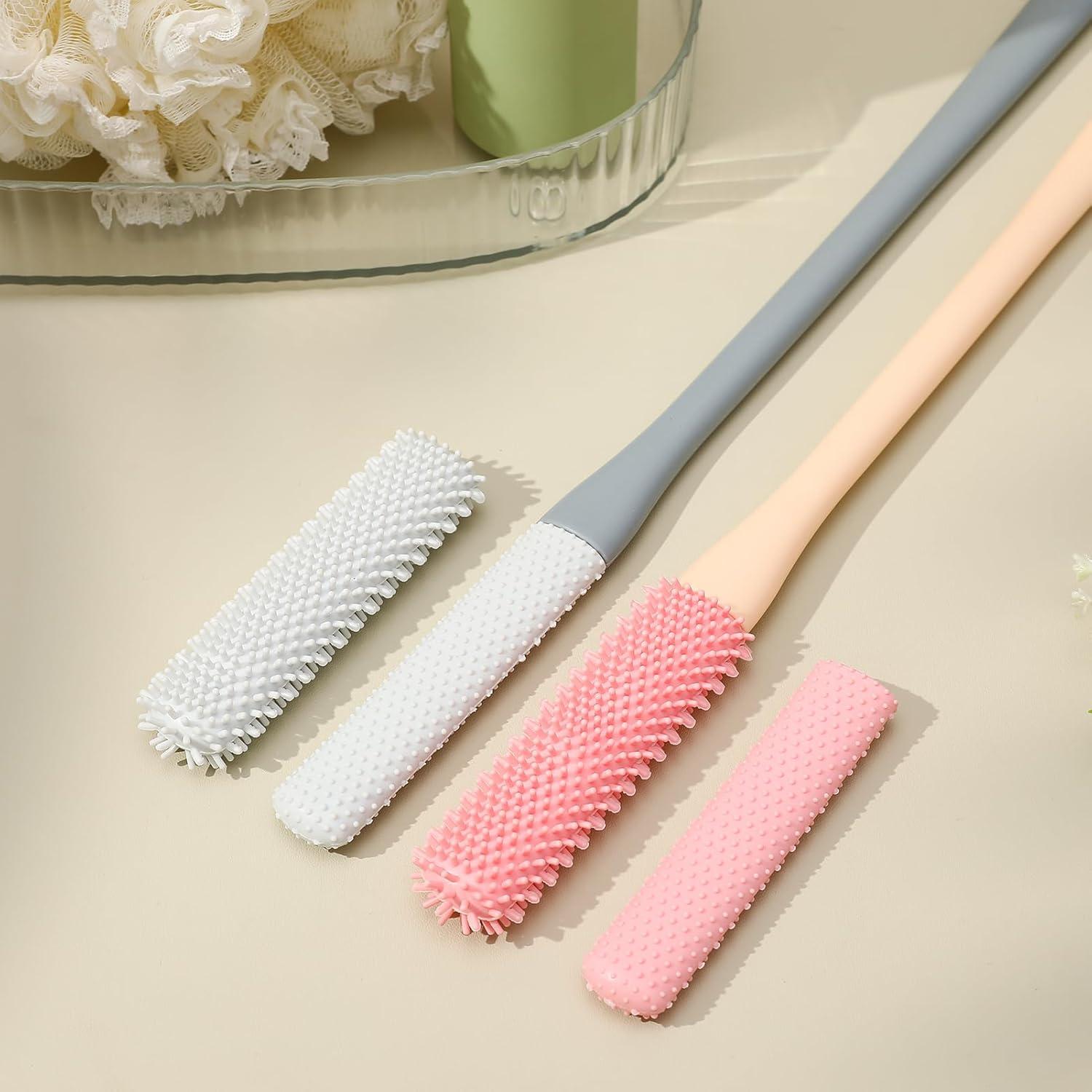 Juego de 2 cepillos para pies Fingertip WD con cabezales de silicona