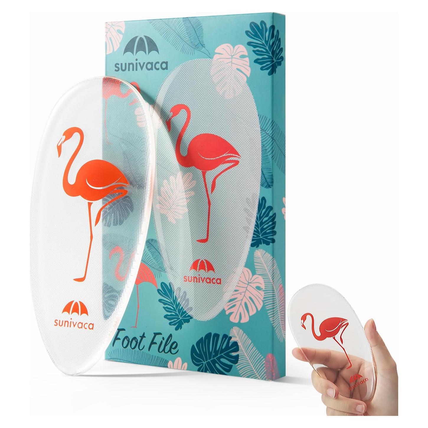 Lima de Vidrio Exfoliadora Sunivaca para Pies - Removedor de Callos