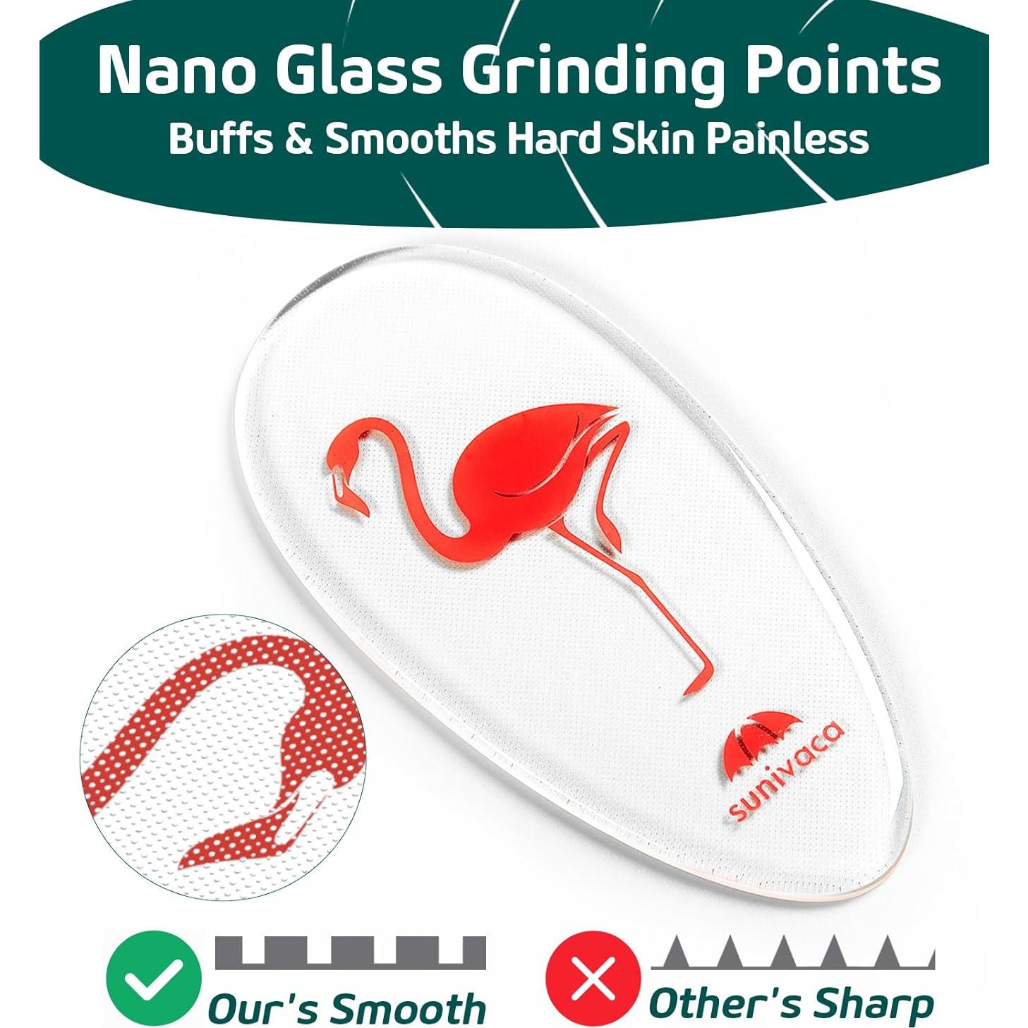 Lima de Vidrio Exfoliadora Sunivaca para Pies - Removedor de Callos