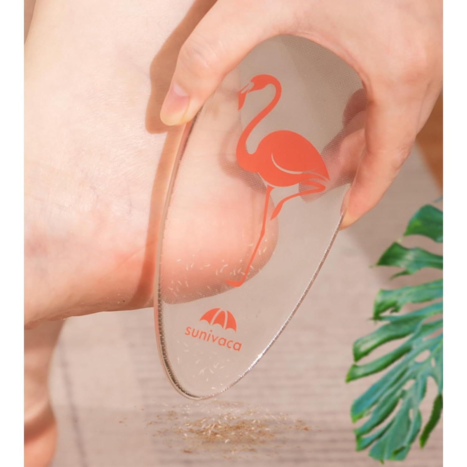 Lima de Vidrio Exfoliadora Sunivaca para Pies - Removedor de Callos