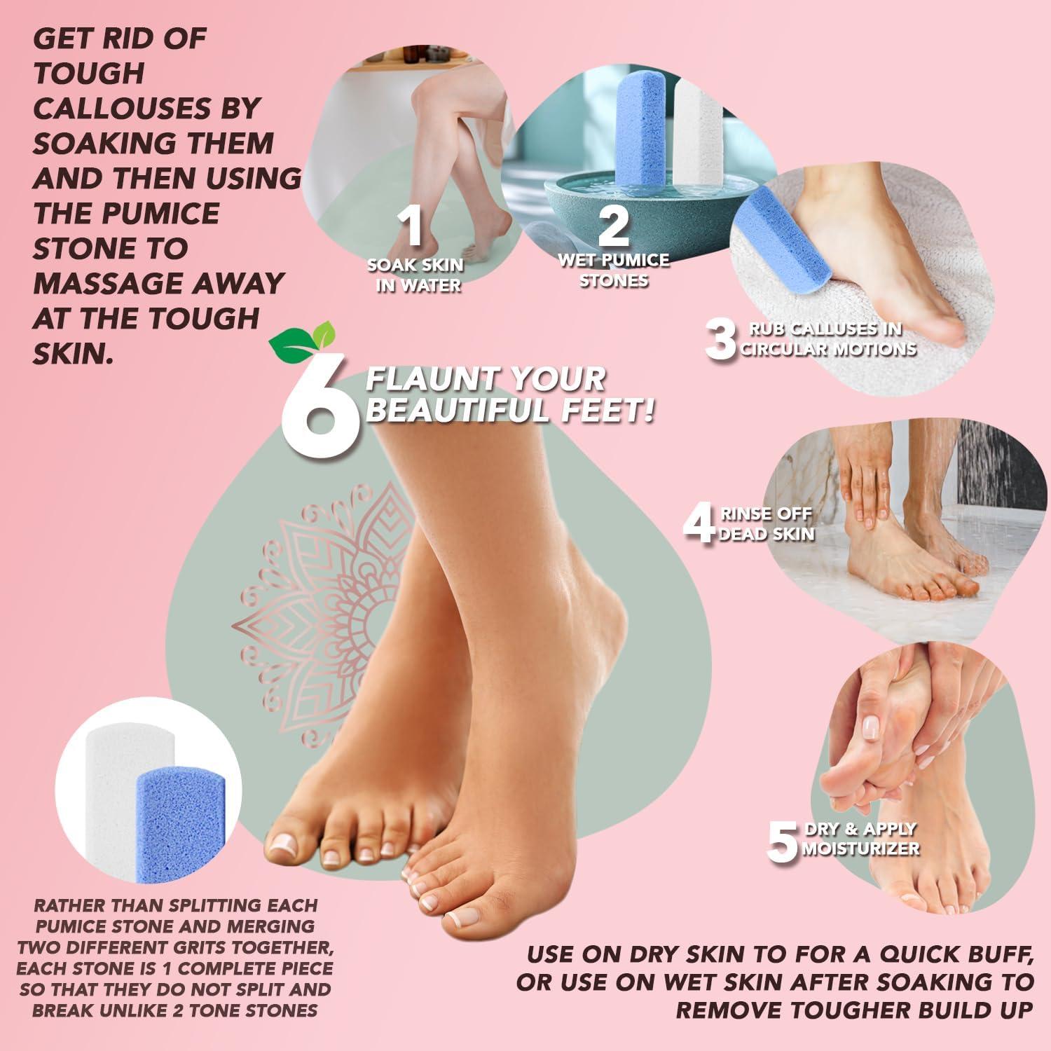 Piedra Pómez Exfoliadora para Pies Tierra & Yo - 2 Unidades