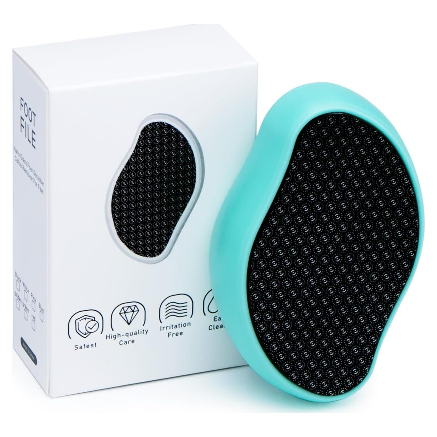 Lima de vidrio para pies Leeshine - Removedor de callos 10.9x7.1cm