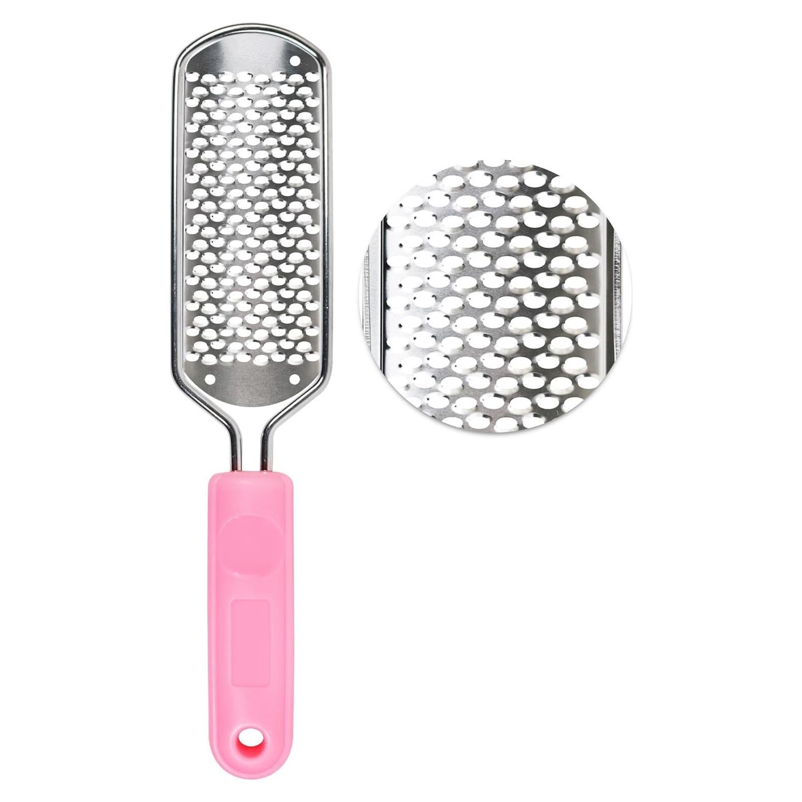 Lima de Pies Exfoliador OWIIZI Acero Inoxidable 28cm Rosa