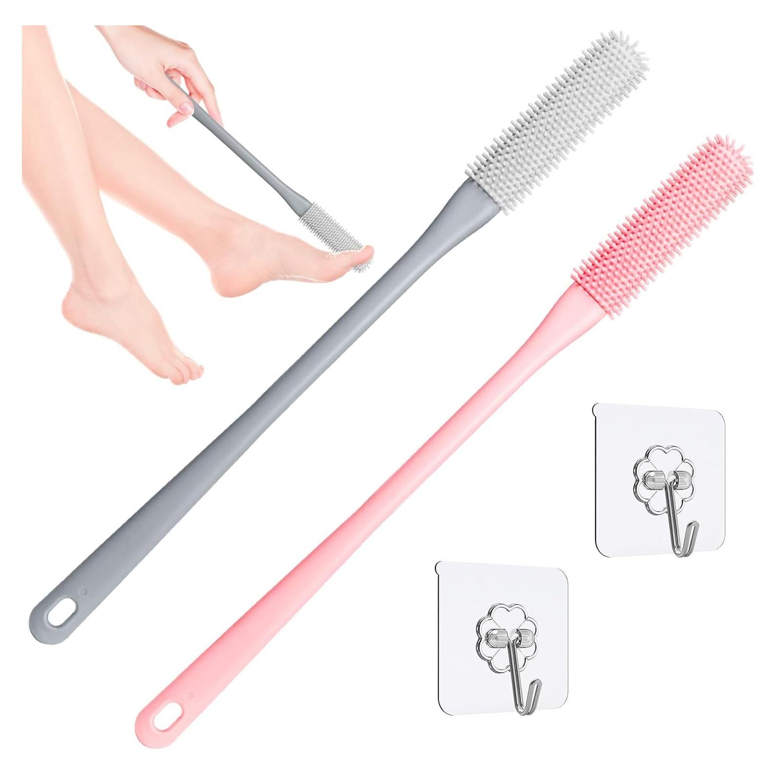 Cepillo Exfoliador de Pies Demarzily con Mango Largo 40 cm