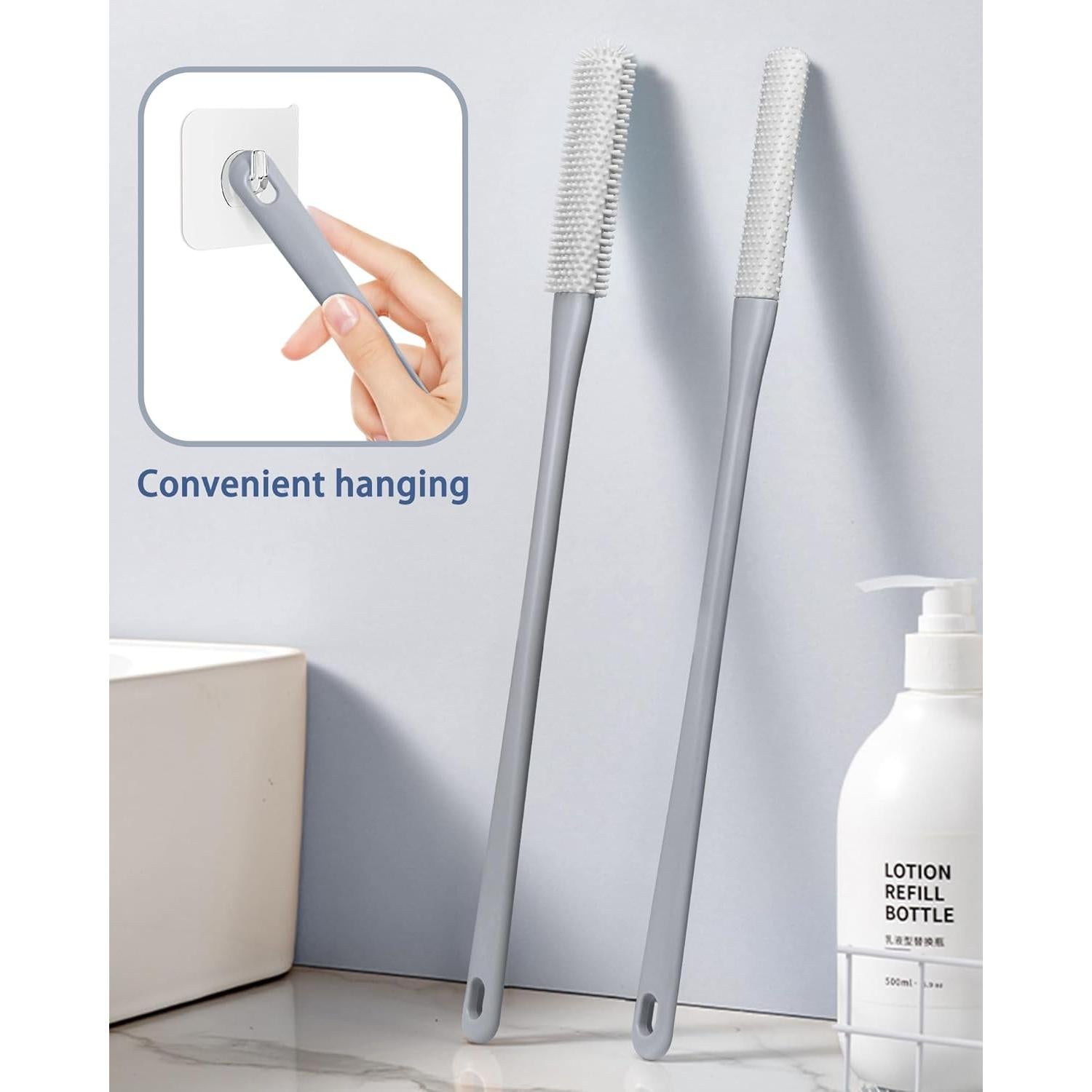 Cepillo Exfoliador de Pies Demarzily con Mango Largo 40 cm