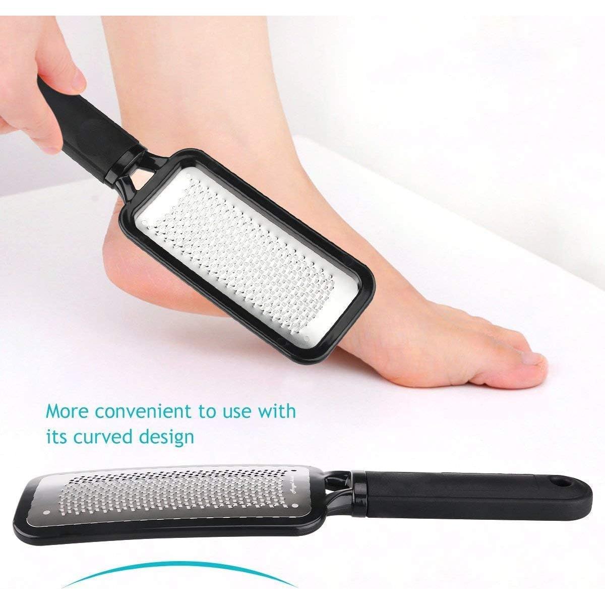 Lima de Pies Angel Kiss - Raspador de Acero Inoxidable Negro