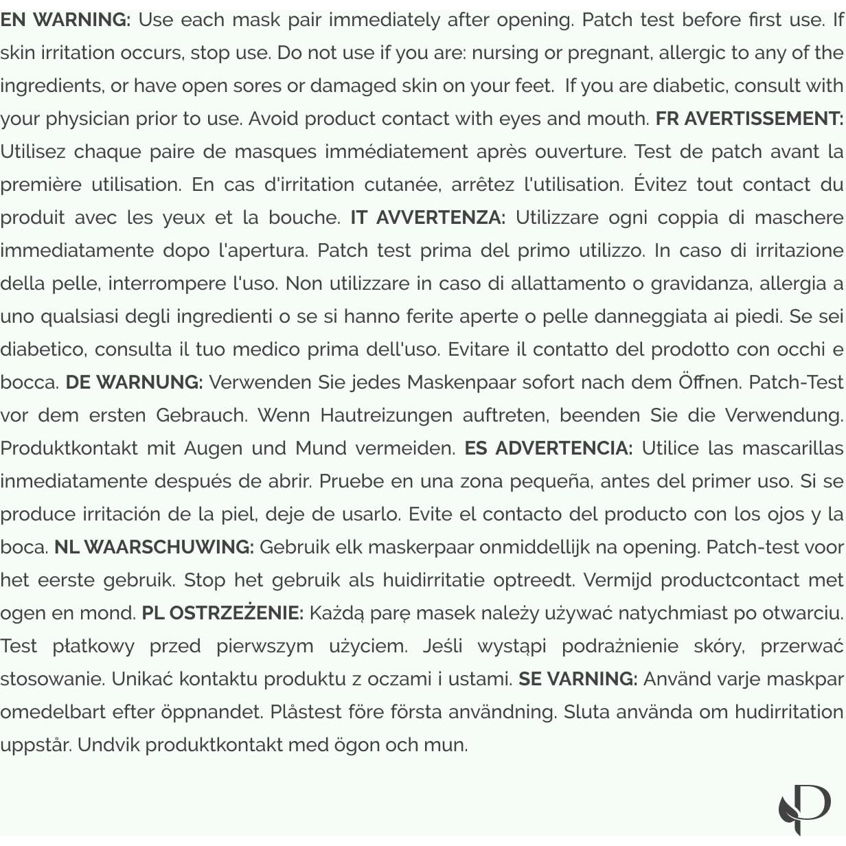 Mascarilla Exfoliante para Pies Plantifique - Durazno 2 Paquetes