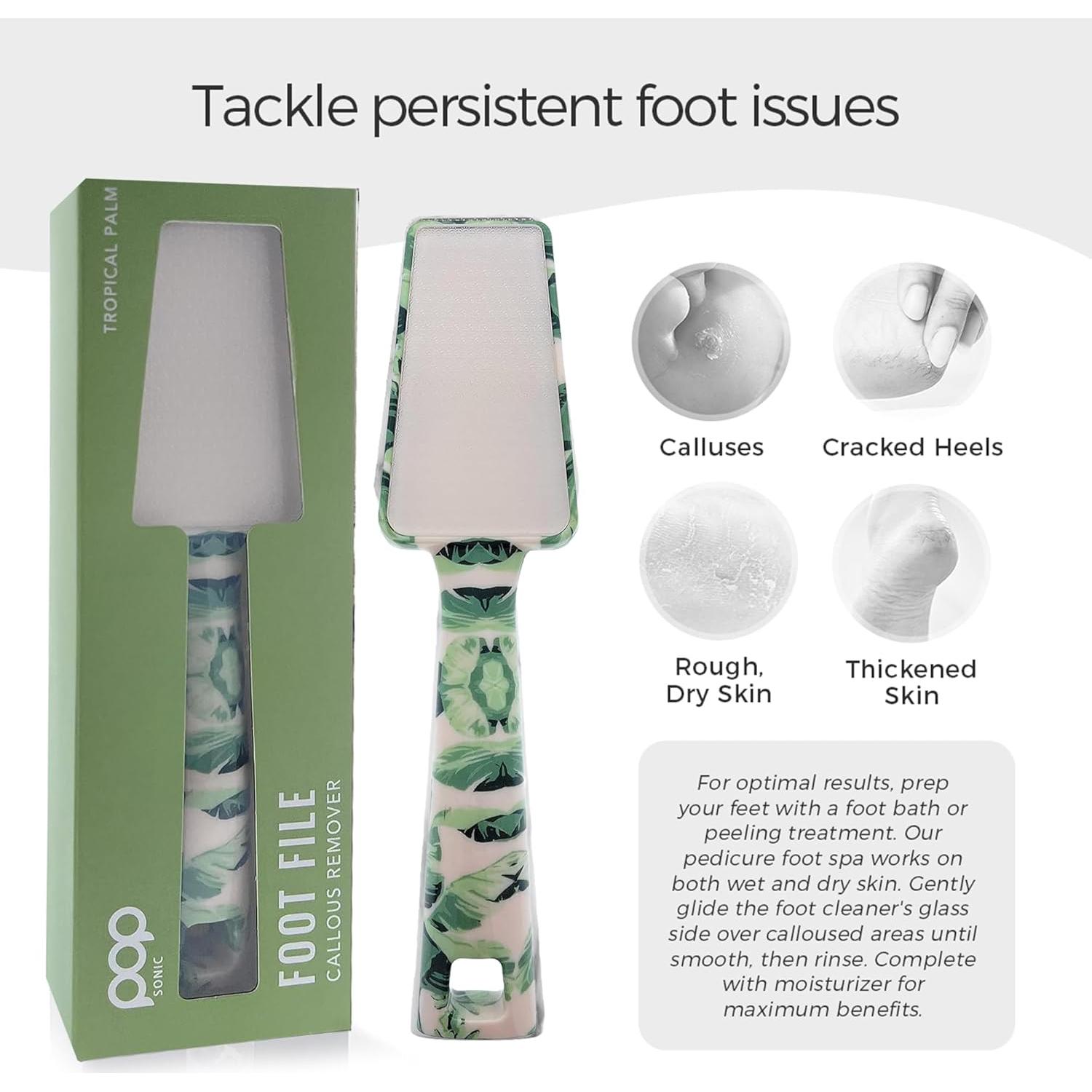 Lima de Pies Pop Sonic FootFile Palma Tropical - 1 Unidad