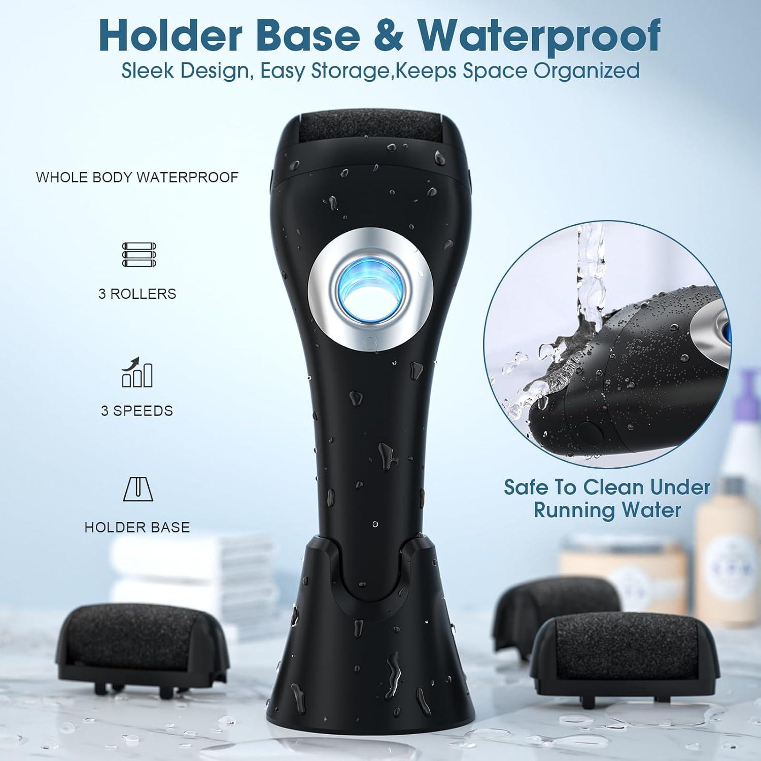 Removedor de Callos Eléctrico Hoxida con Luz y Soporte