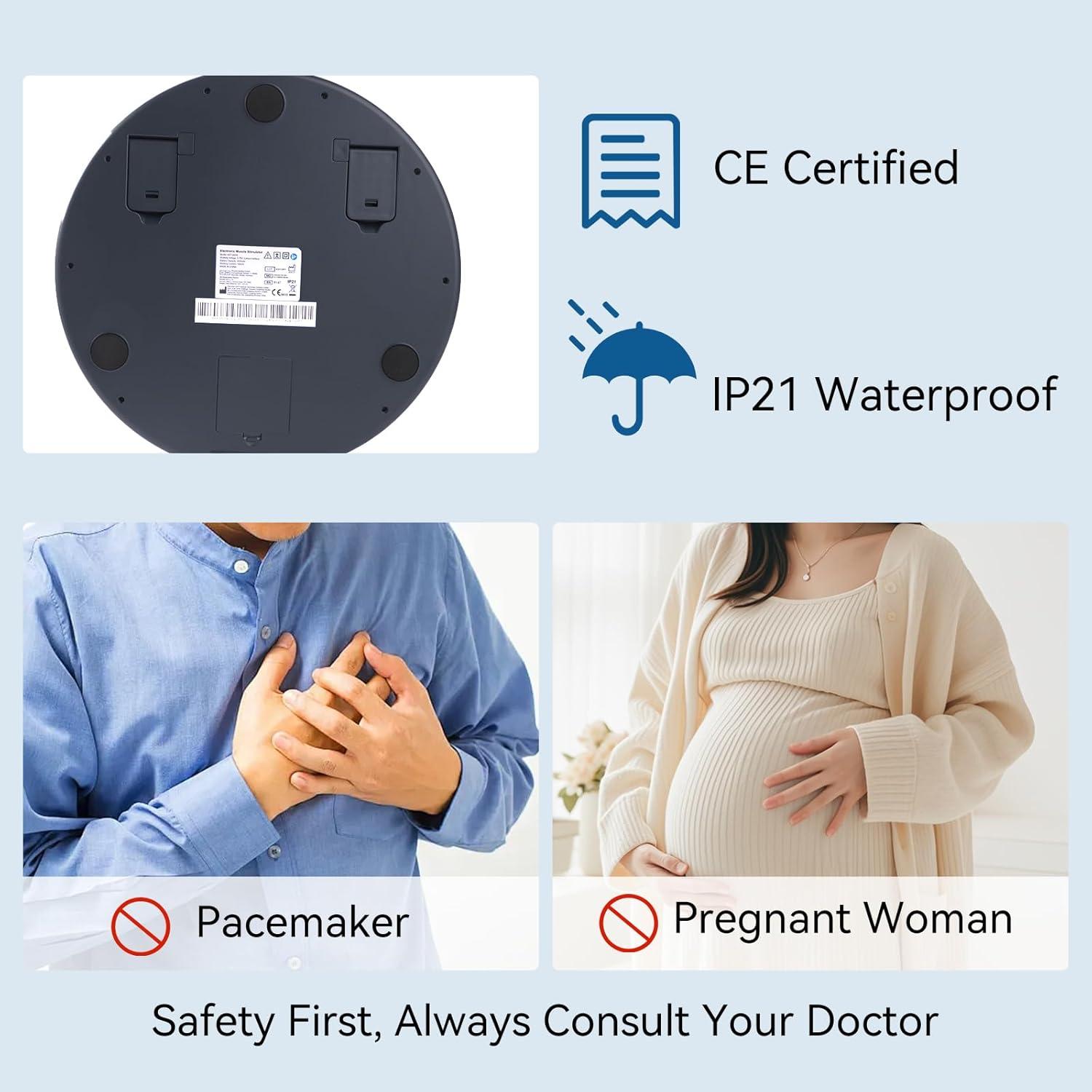 Masajeador de pies EMS 1-STEP AP-79EK-HJ58 10 Modos 50 Intensidades