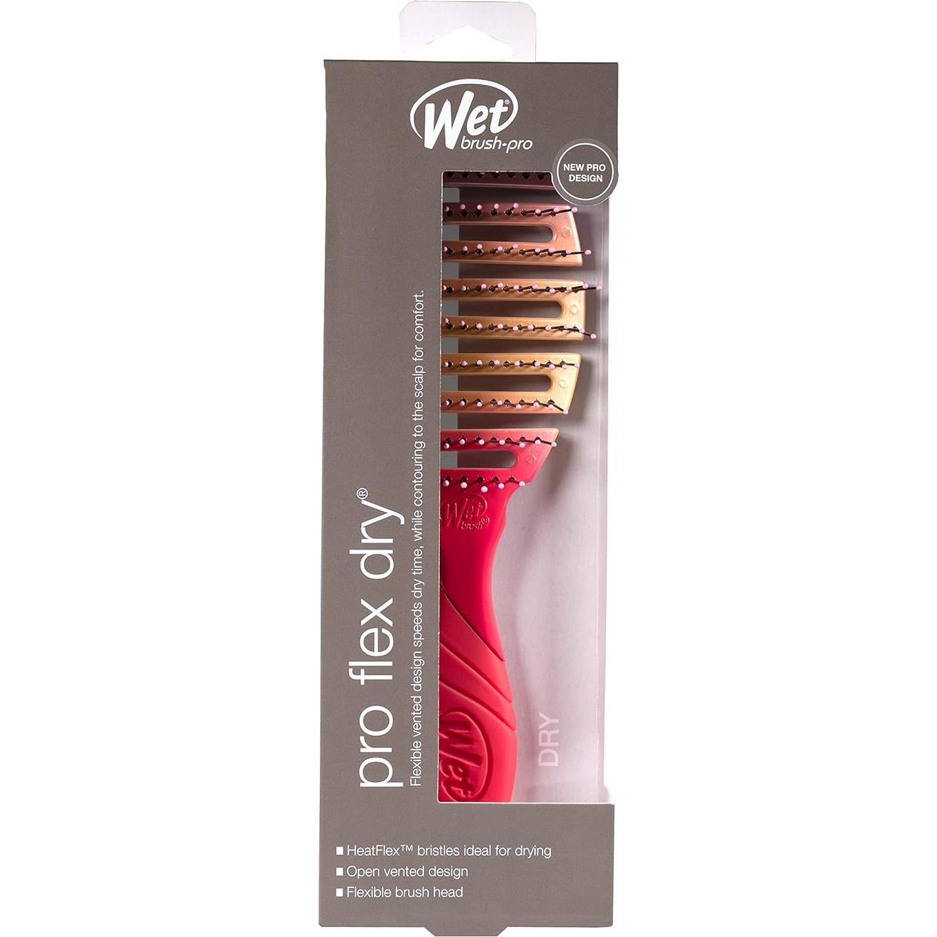 Cepillo Secador Wet Brush Pro Flex Ombre Coral 1 Pc