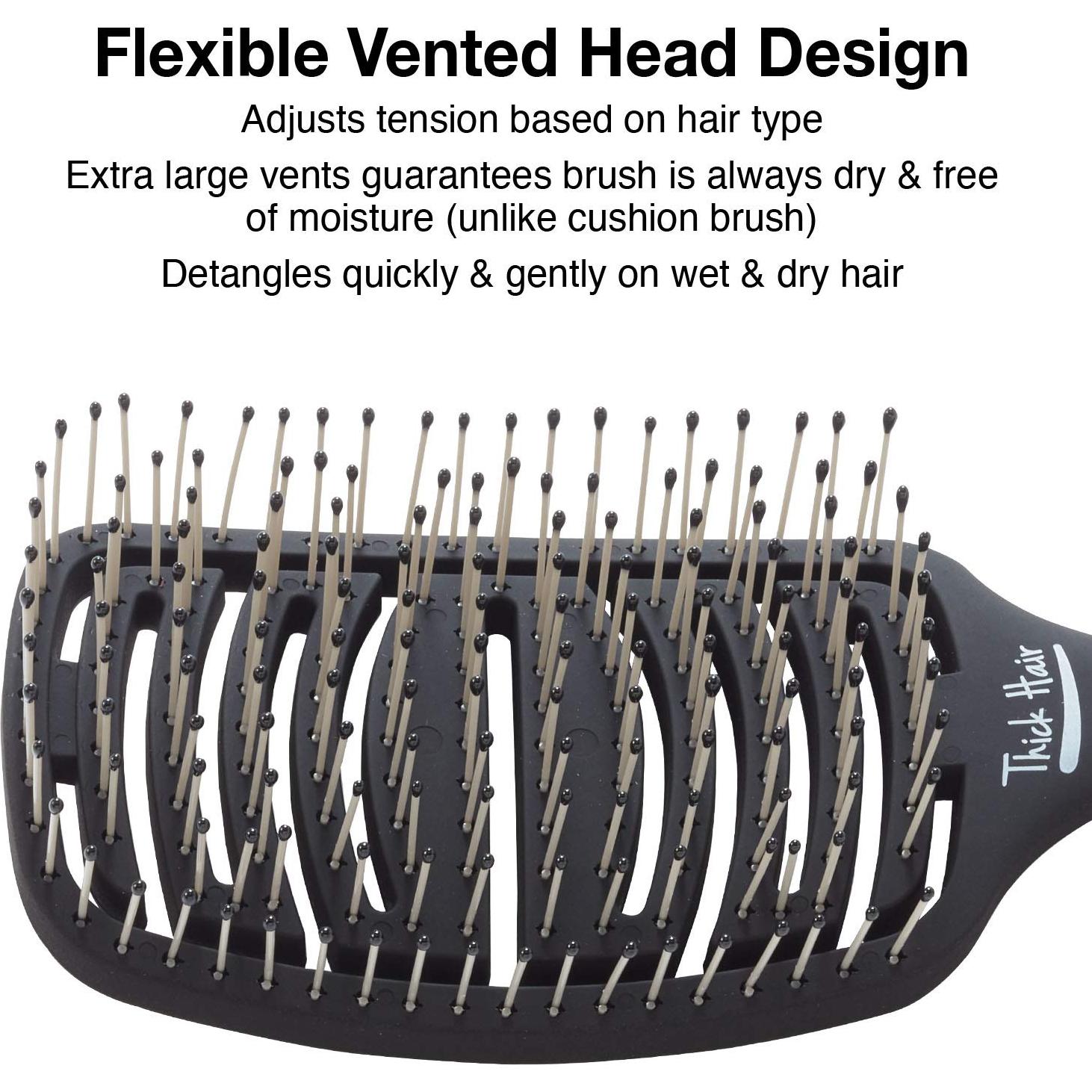 Cepillo para el Cabello Olivia Garden iDetangle Grueso