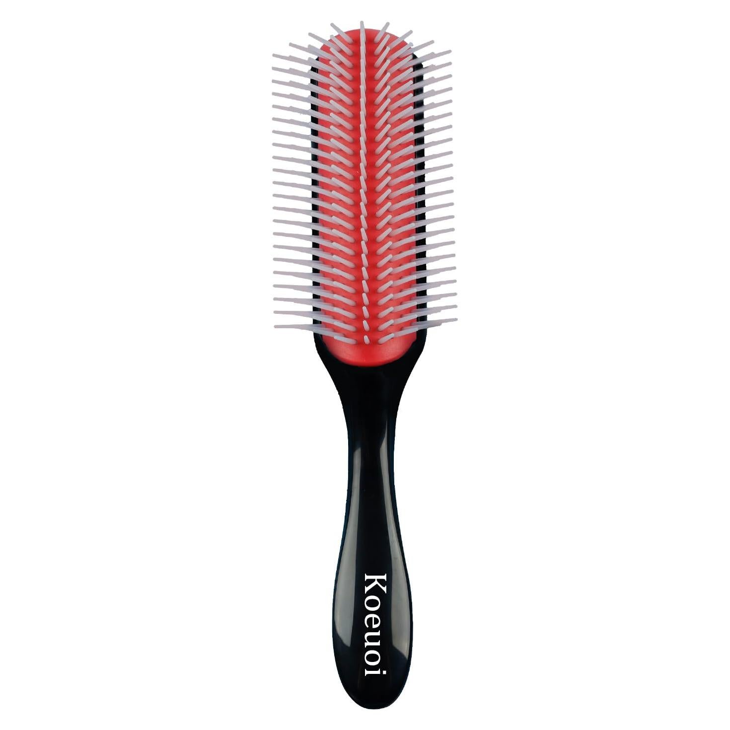 Cepillo Desenredante Negro Koeuoi 9 Filas Antiestático