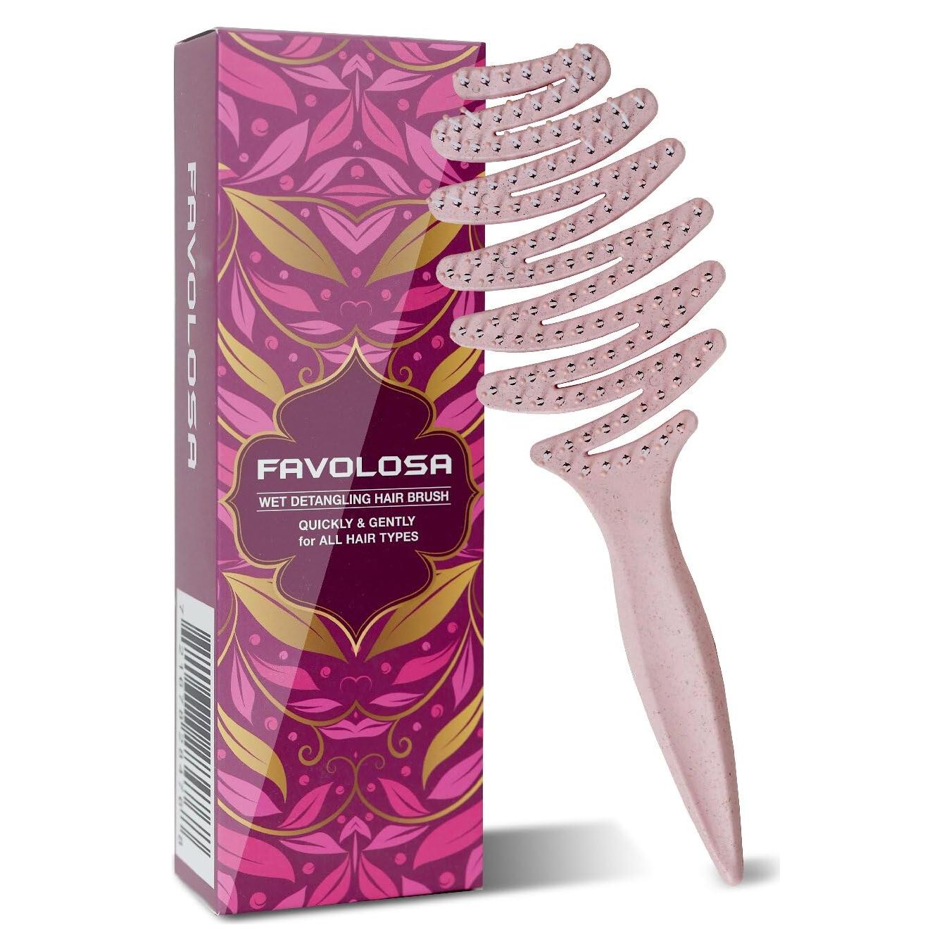 Cepillo Desenredante Ventilado Favolosa - Sin Dolor, 24.5 cm