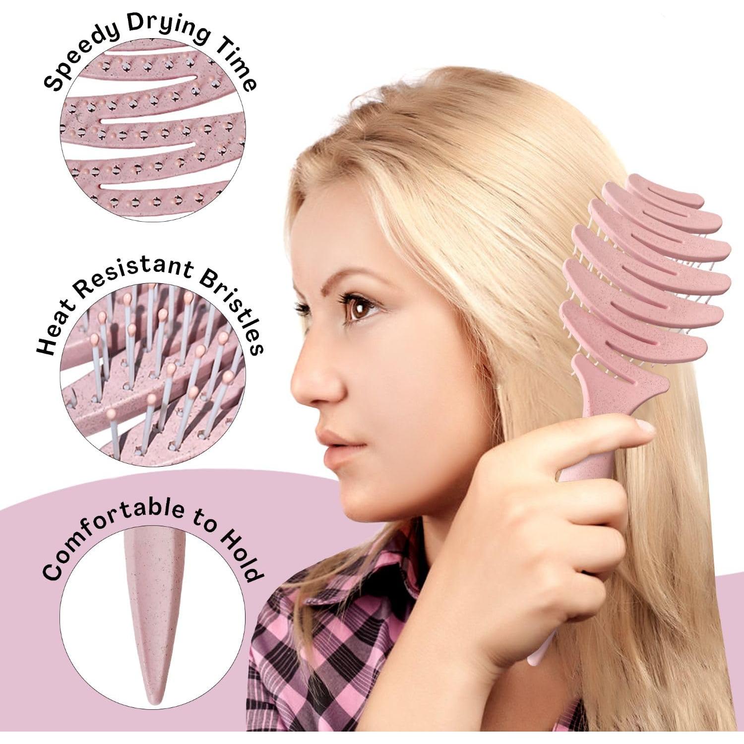 Cepillo Desenredante Ventilado Favolosa - Sin Dolor, 24.5 cm