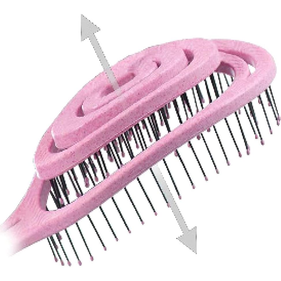 Cepillo Desenredante Chiara Ambra Lila para Todo Tipo de Cabello