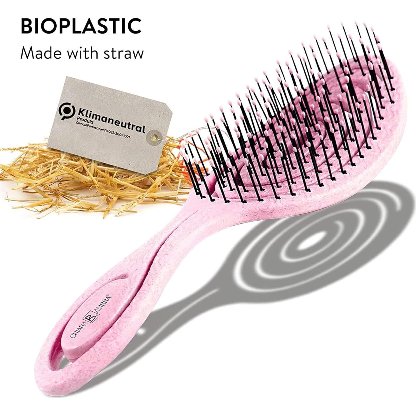 Cepillo Desenredante Chiara Ambra Lila para Todo Tipo de Cabello