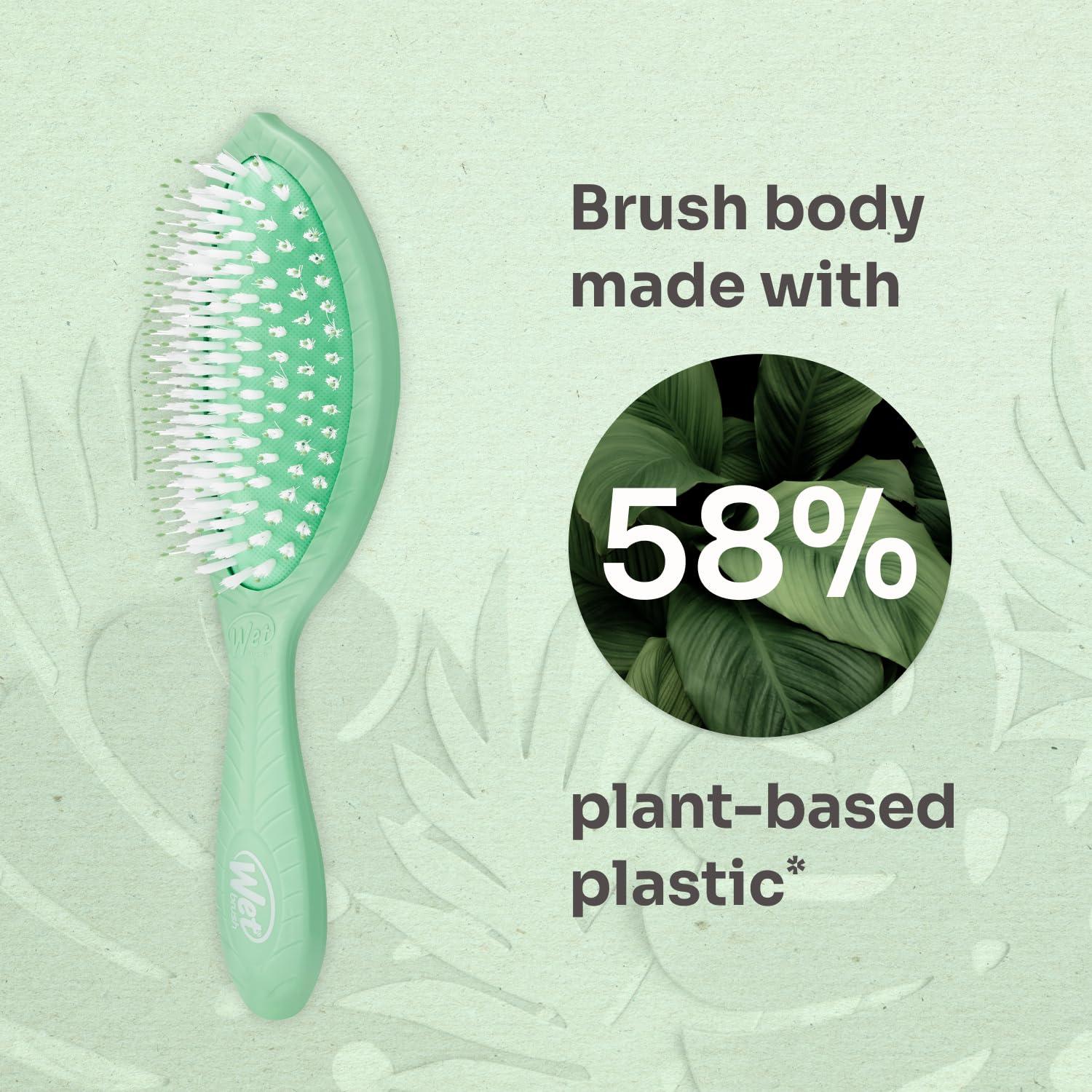 Cepillo Wet Brush Go Green - Tratamiento Aceite de Árbol de Té