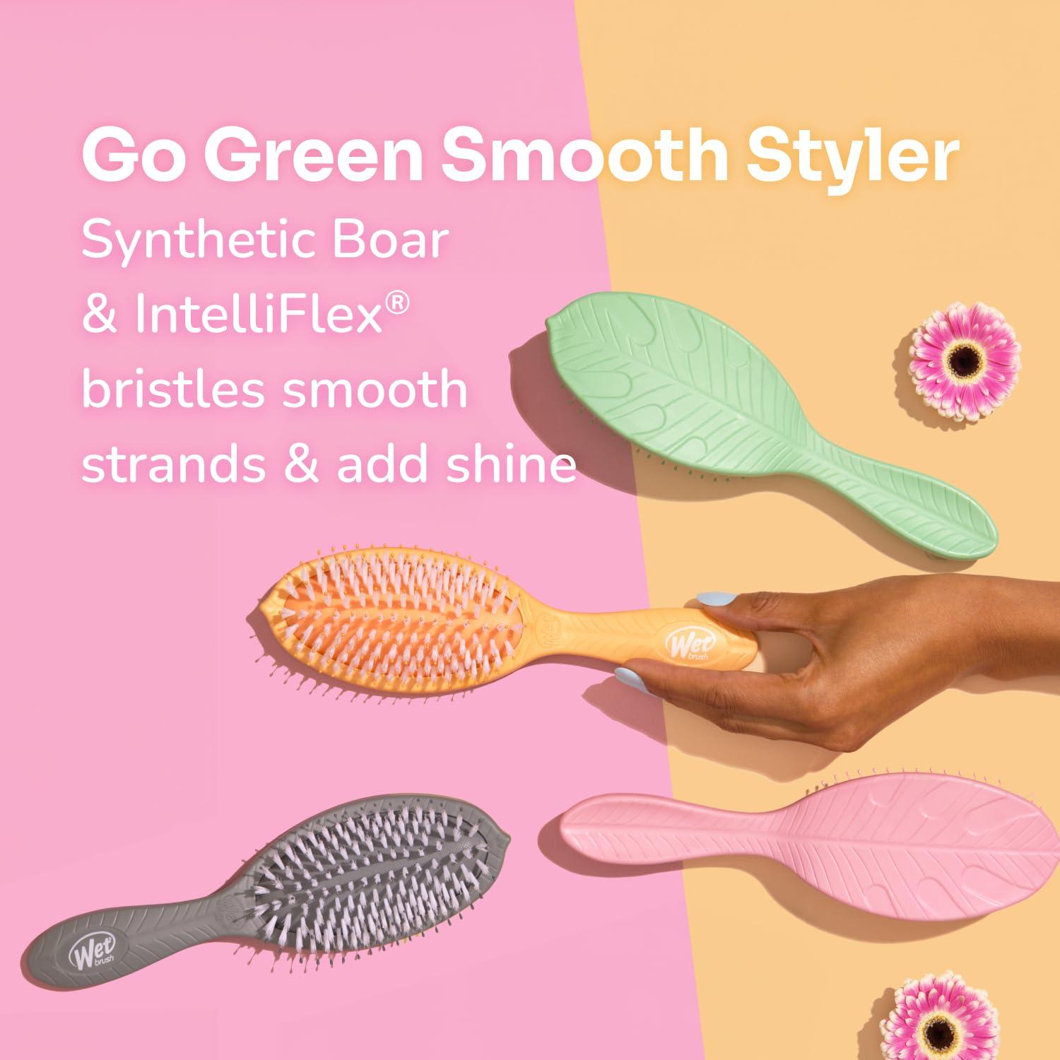 Cepillo Wet Brush Go Green - Tratamiento Aceite de Árbol de Té