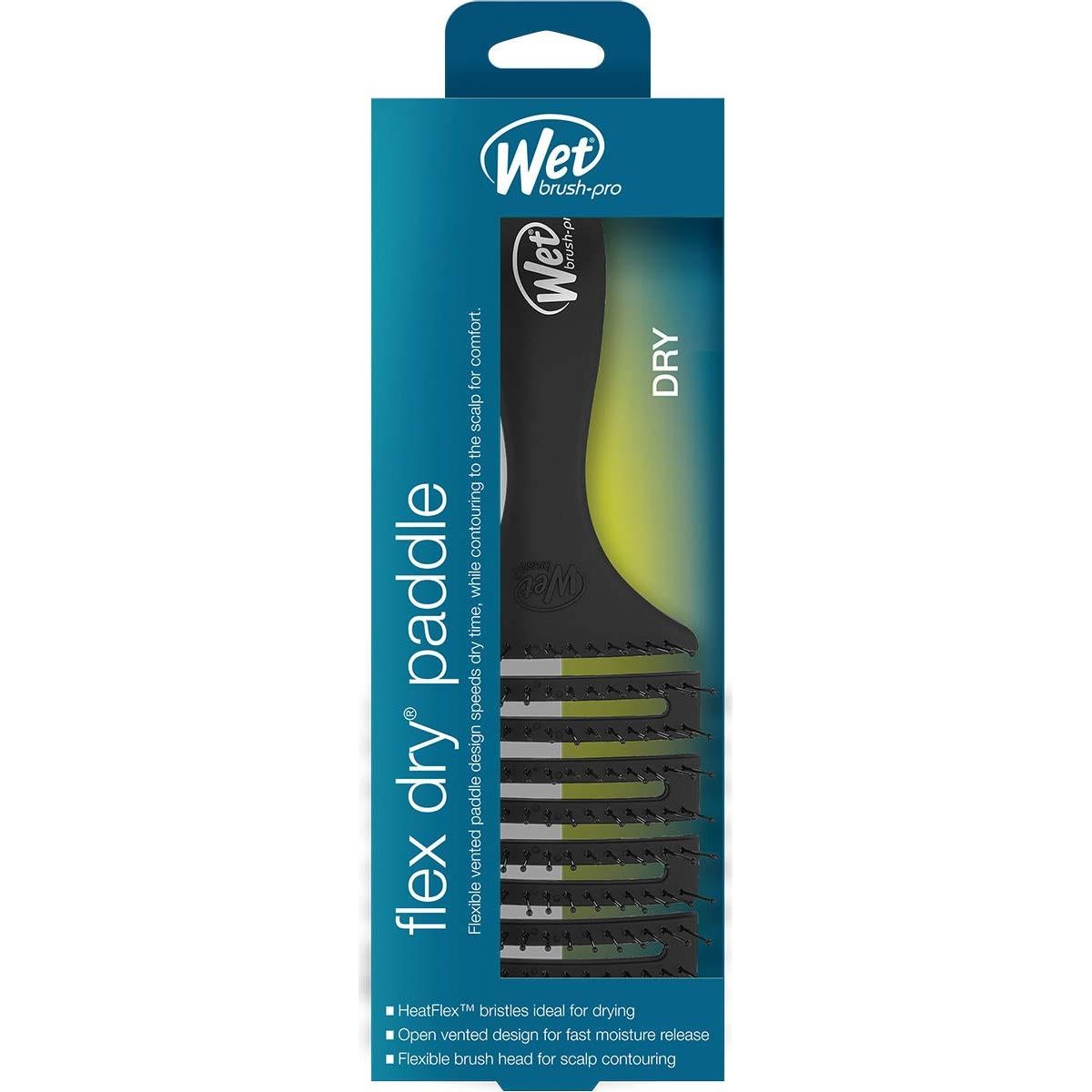 Cepillo Desenredante Wet Brush Flex Dry Paddle Negro