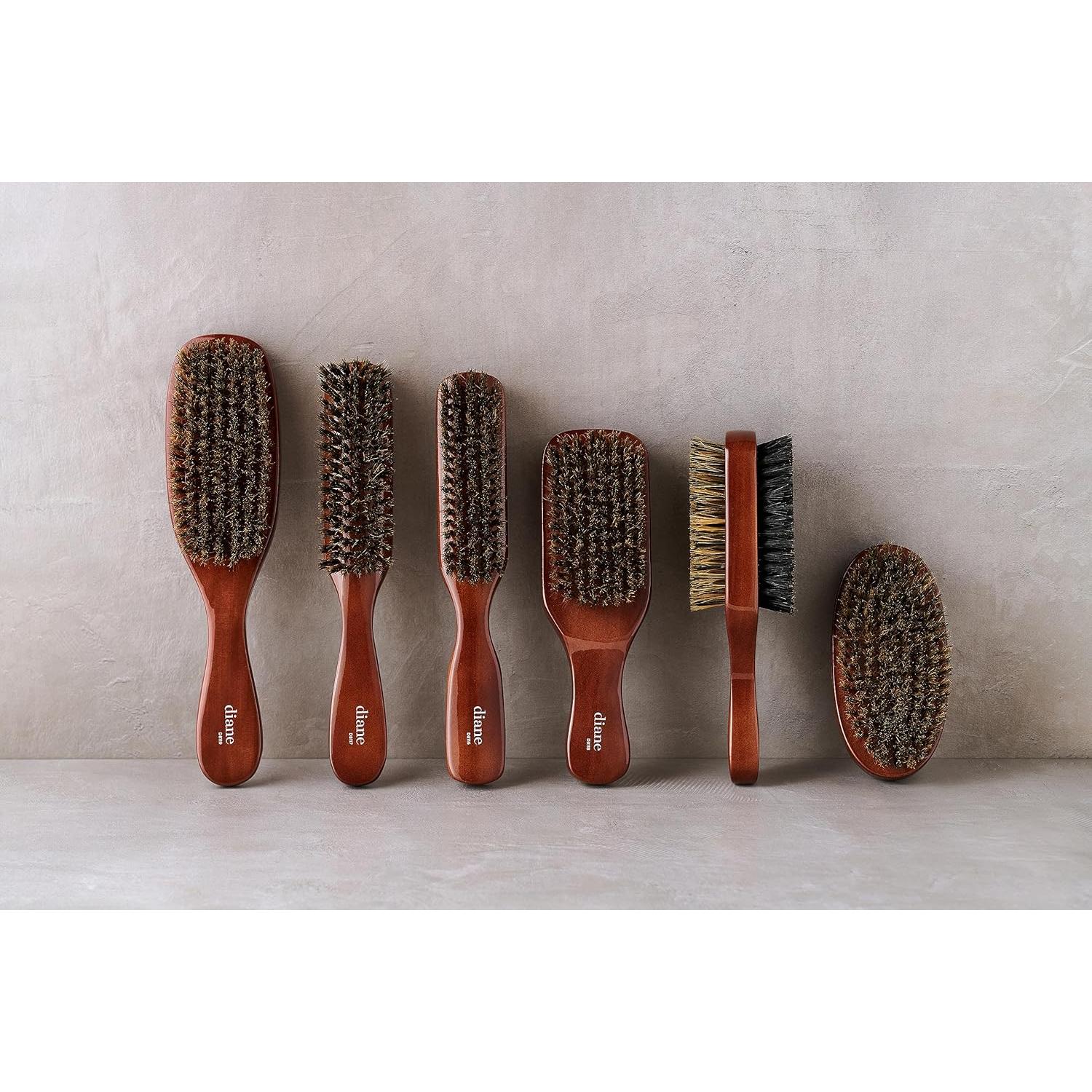 Cepillo Doble Cara Diane Premium Cerda de Jabalí para Cabello Grueso