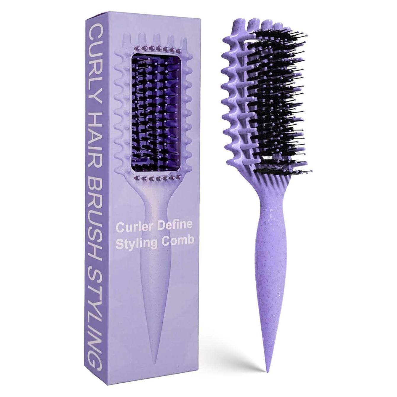 Cepillo Definidor de Rizos Candybrush Púrpura 25.9x5.8cm