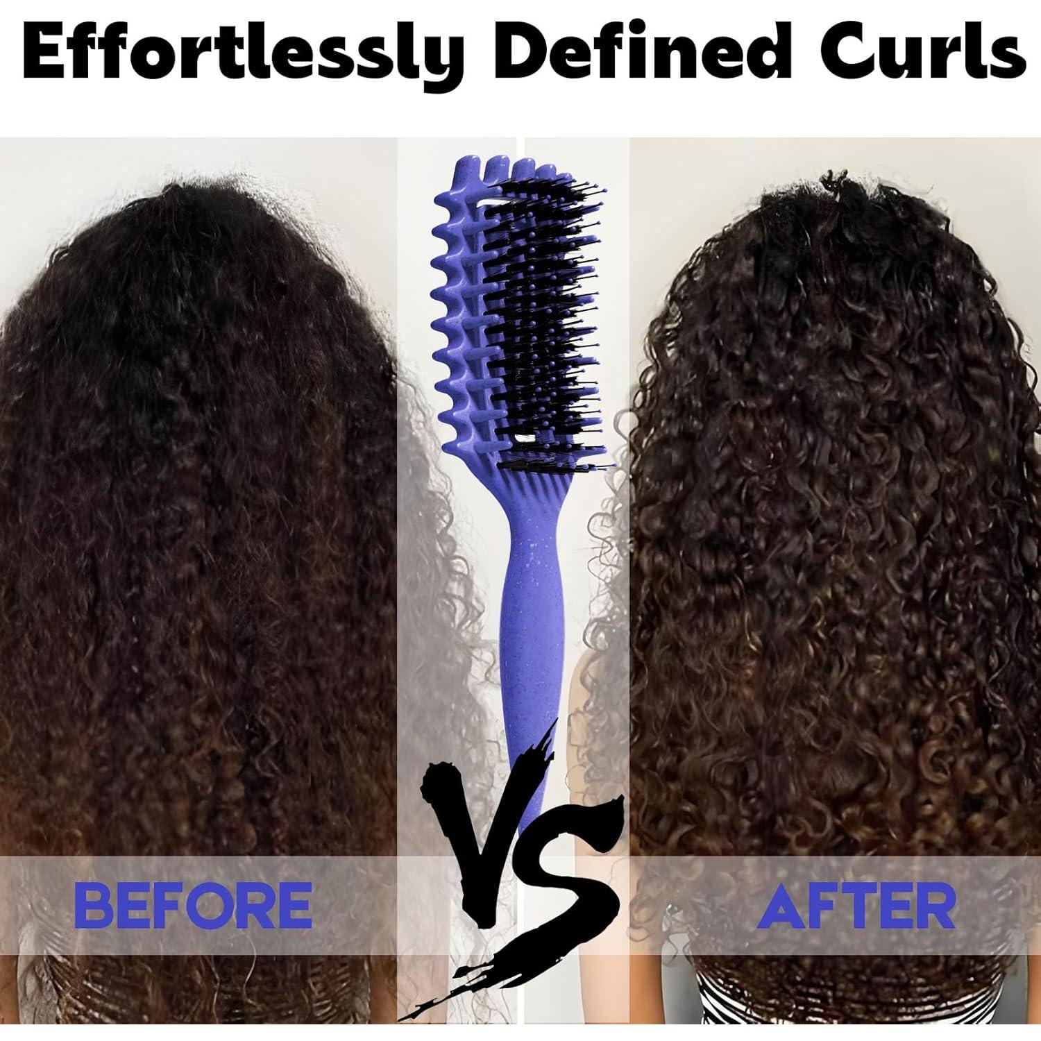 Cepillo Definidor de Rizos Candybrush Púrpura 25.9x5.8cm