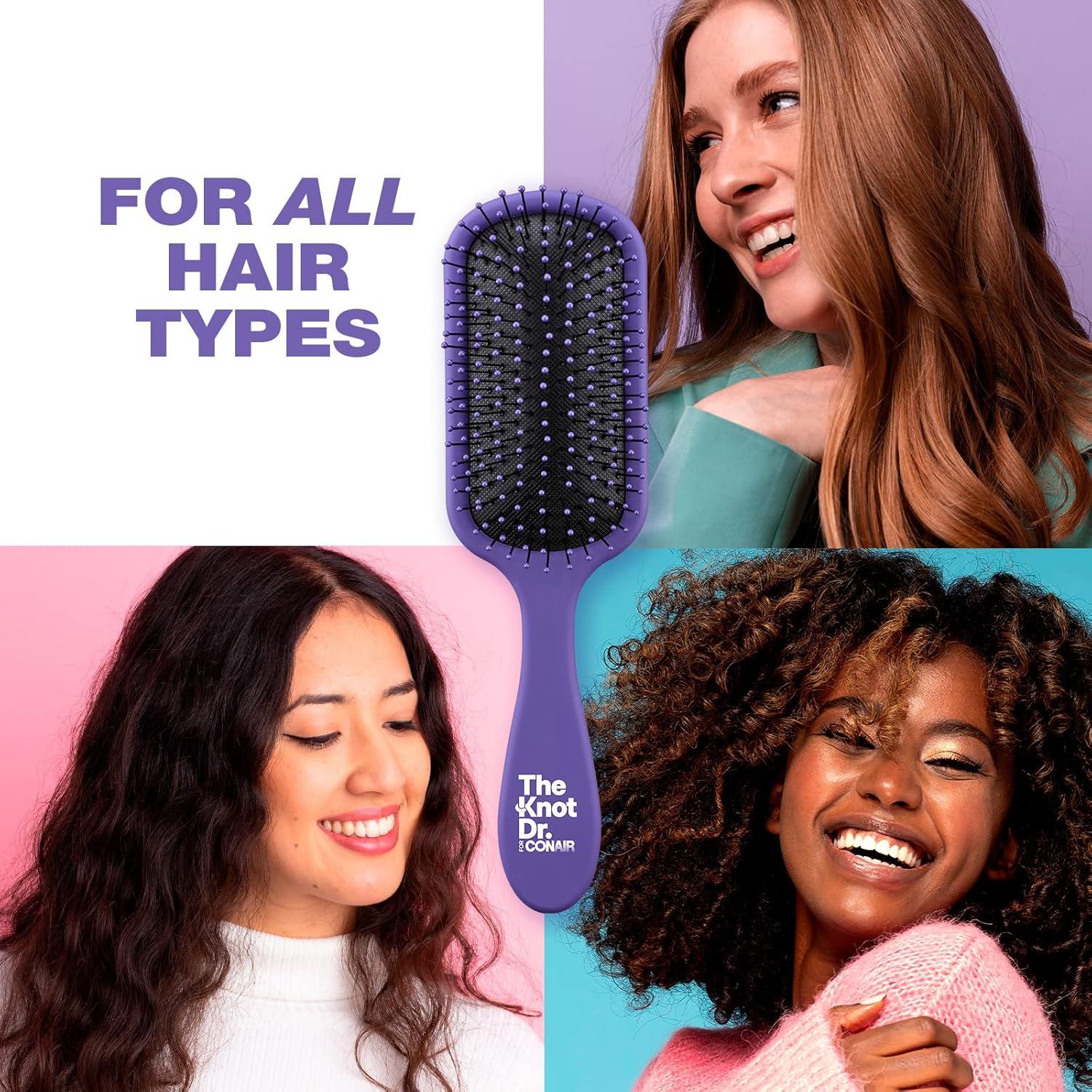 Cepillo Desenredante Conair Dr. Nudos - Púrpura - 1 Cuenta