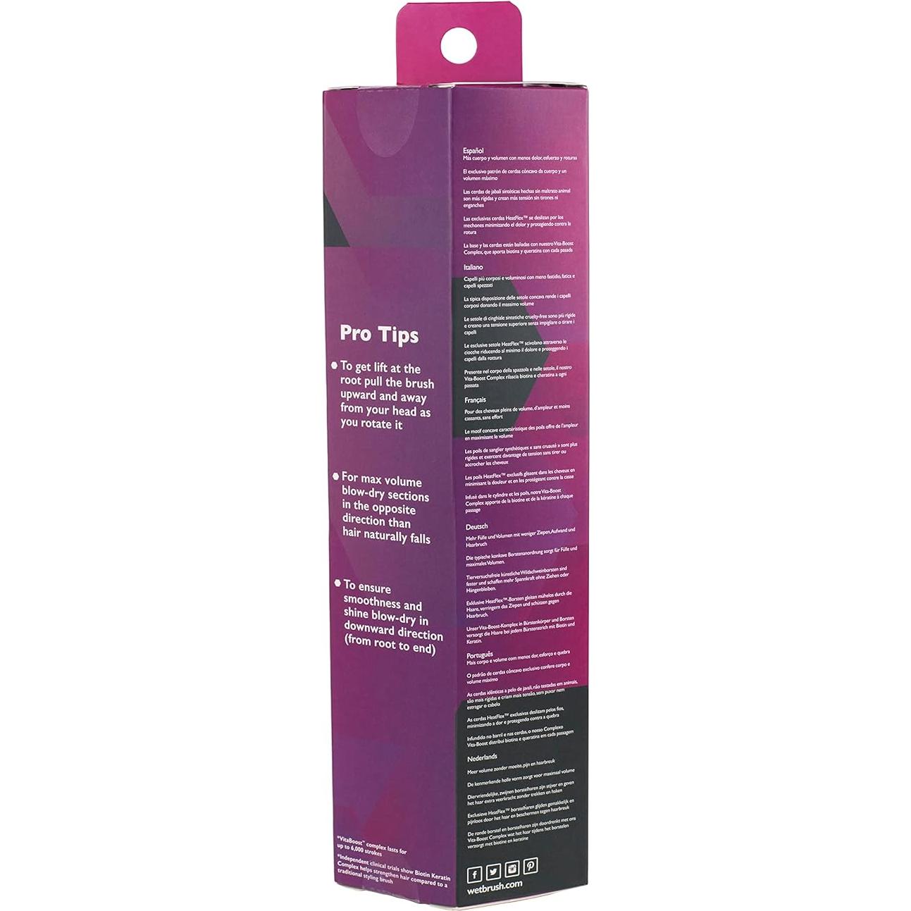 Cepillo Redondo Voluminizador Wet Brush para Cabello Fino