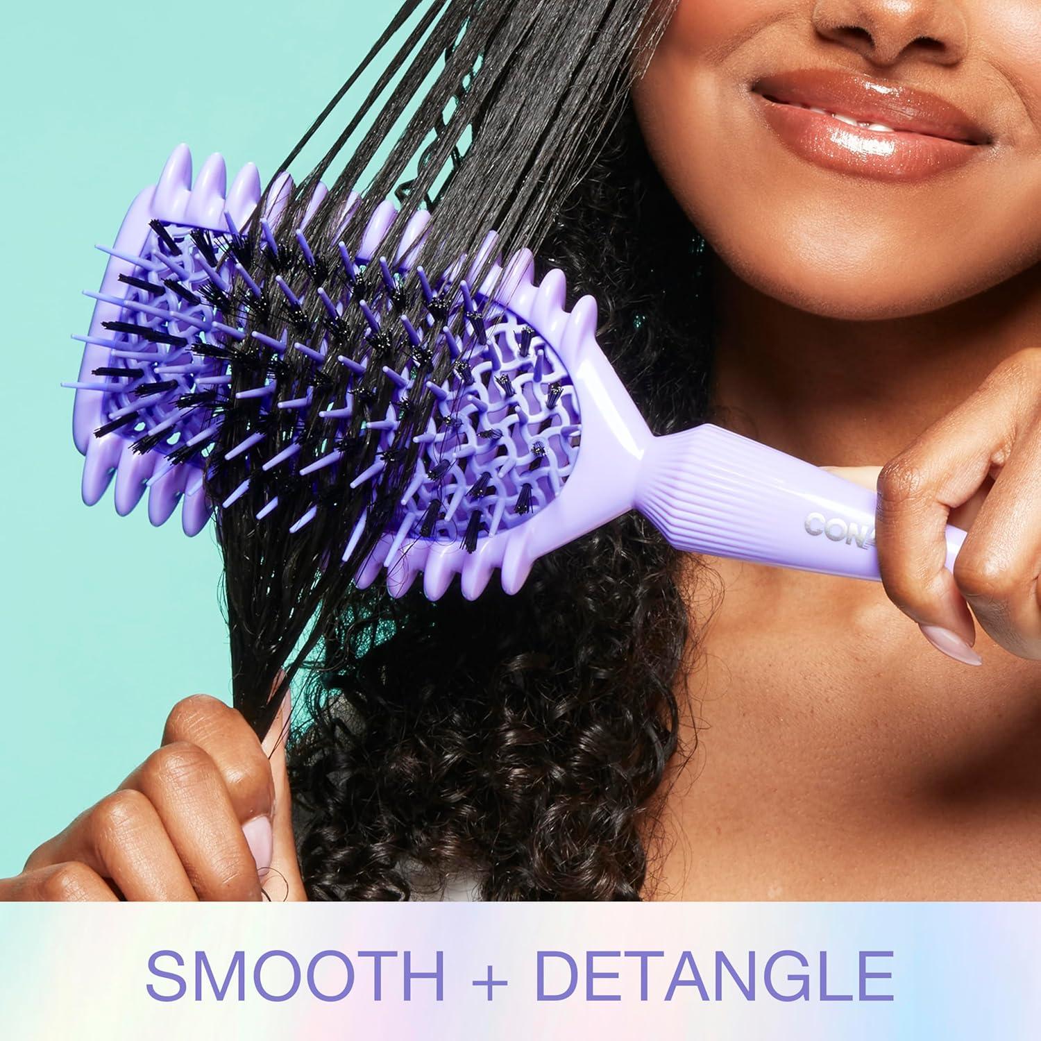 Cepillo para Cabello Conair Curl Define Pro - Doble Ventilación - Púrpura
