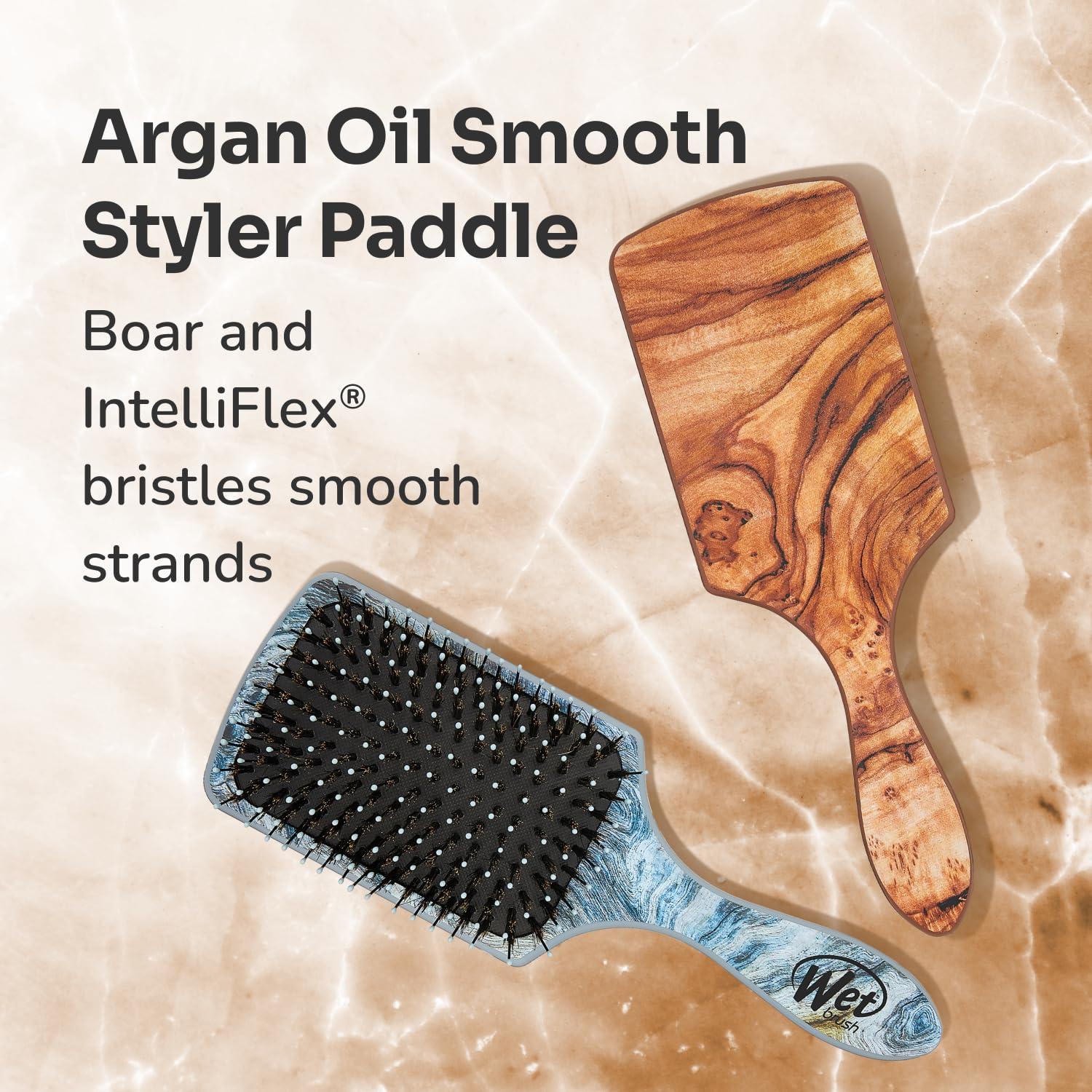 Cepillo de Pelo Wet Brush Madera Tradicional Cerdas Suaves