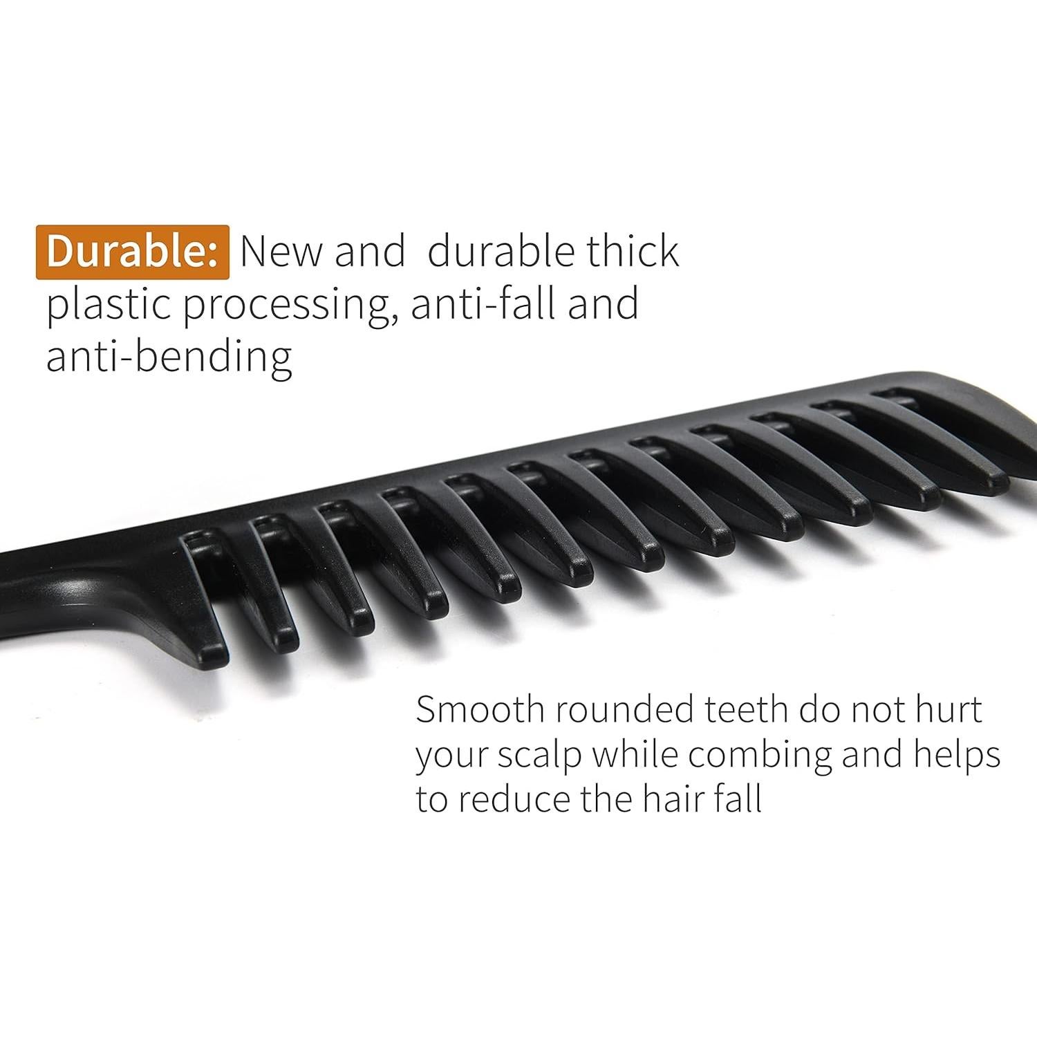 Peine de Dientes Anchos GAONSWOE para Cabello Rizado y Húmedo