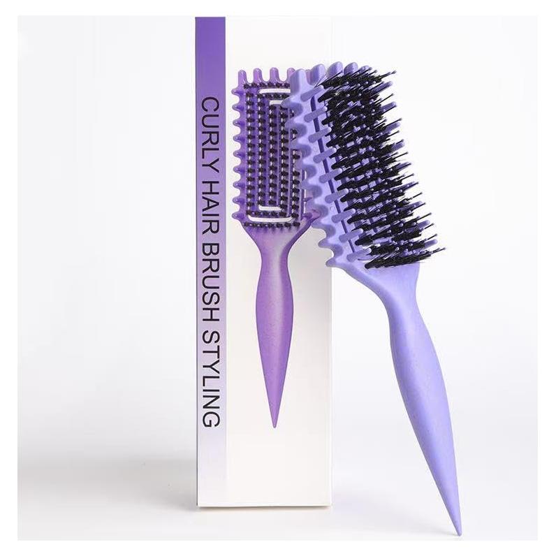 Cepillo Ventilado para Cabello Rizado GTWRMXT - Púrpura