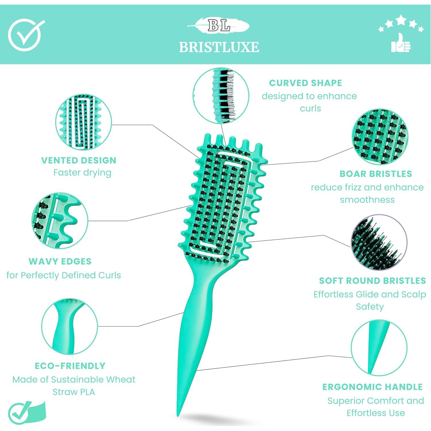 Cepillo Definidor de Rizos BRISTLUXE Ventilado Unisex 26cm