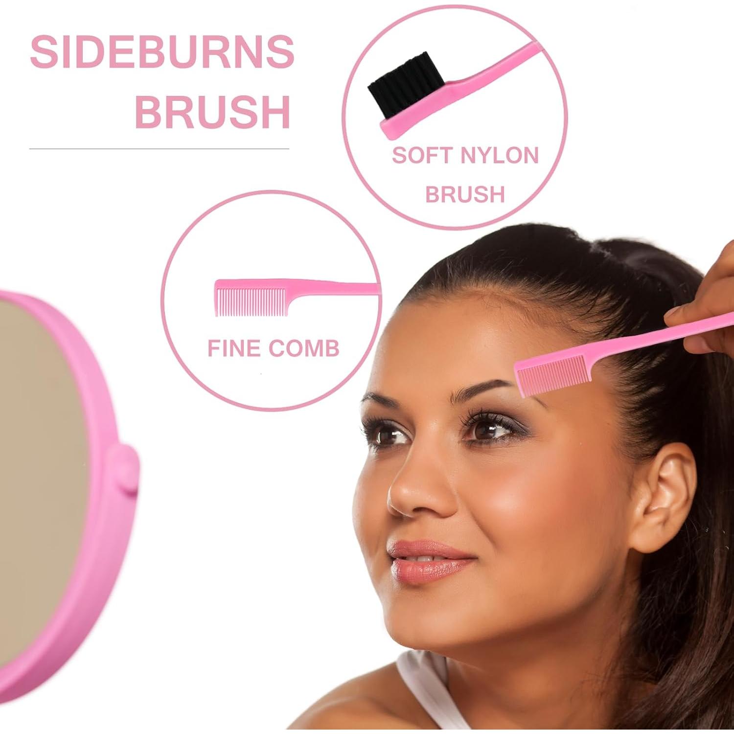 Juego de Cepillos Desenredantes UREELIN 9 Piezas Rosa