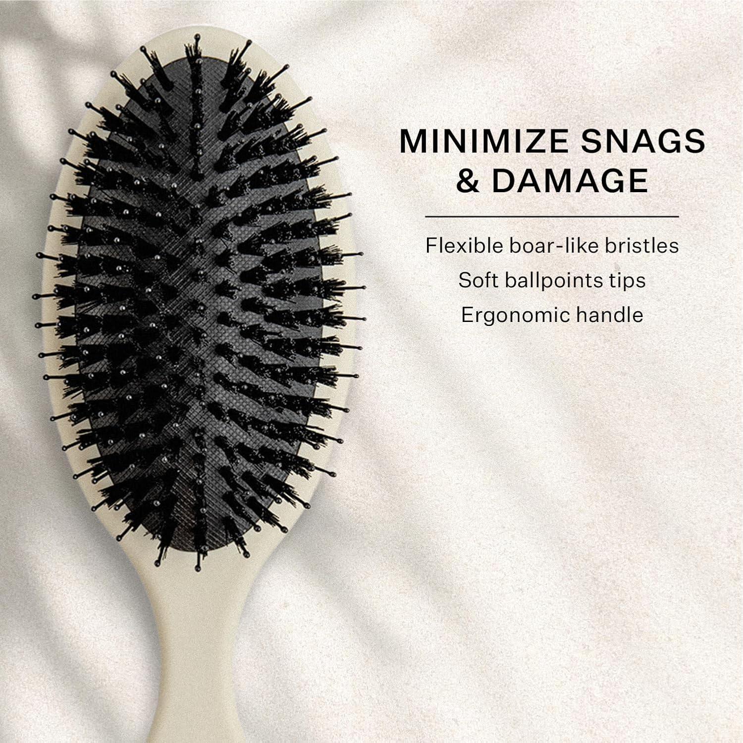 Cepillo Desenredante Vegano Remilia - Cerdas de Jabalí, Arena