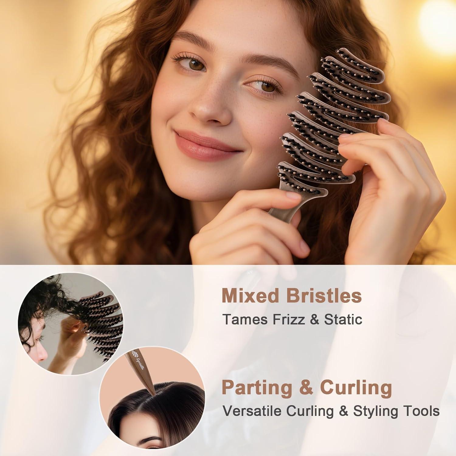 Cepillo desenredante Lynnieëlle para todo tipo de cabello