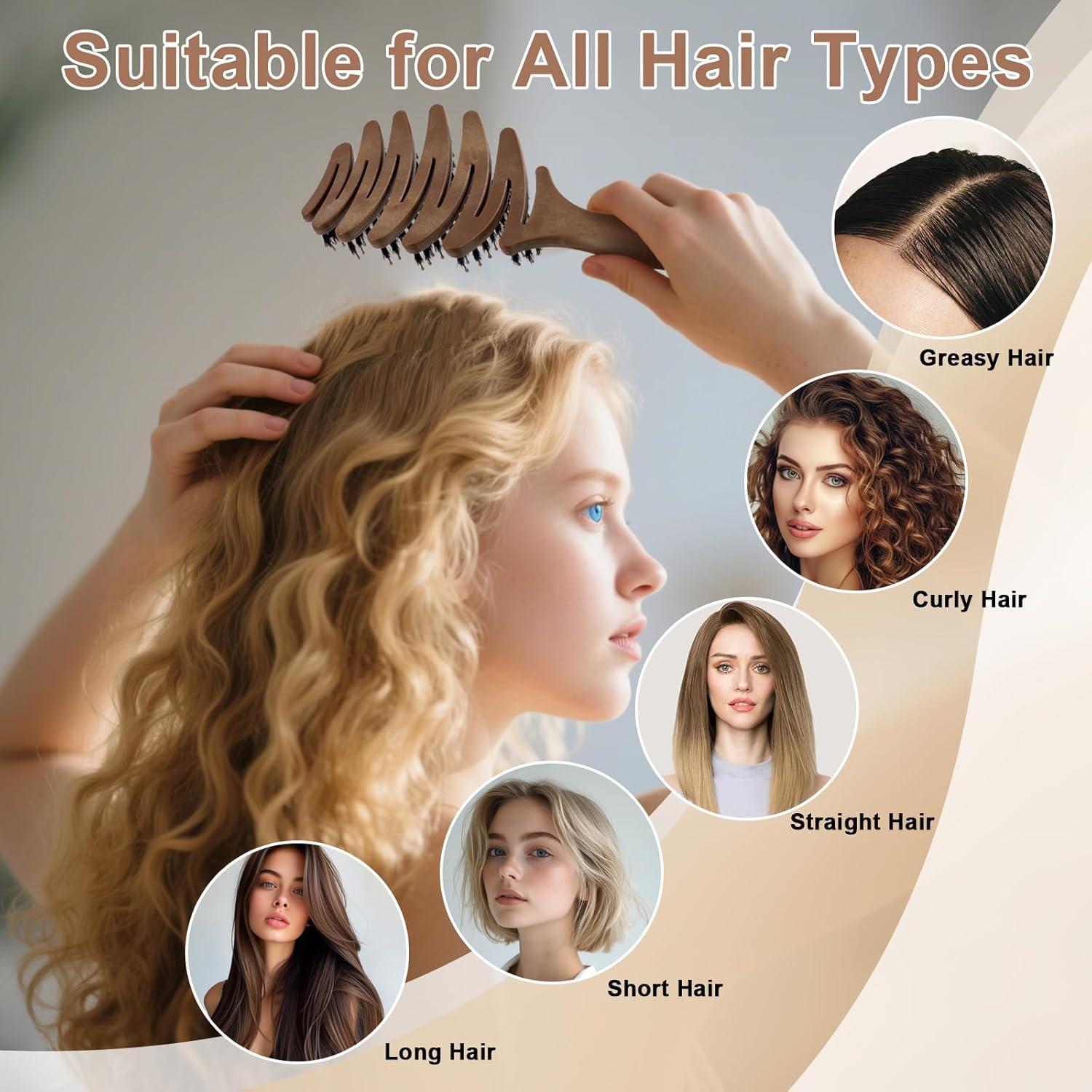 Cepillo desenredante Lynnieëlle para todo tipo de cabello