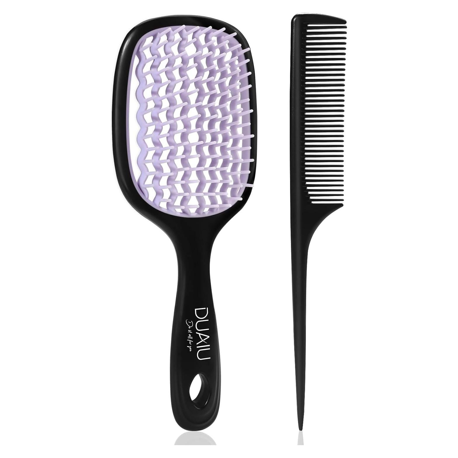 Cepillo Desenredante DUAIU con Peine, Antiestático y Ventilado