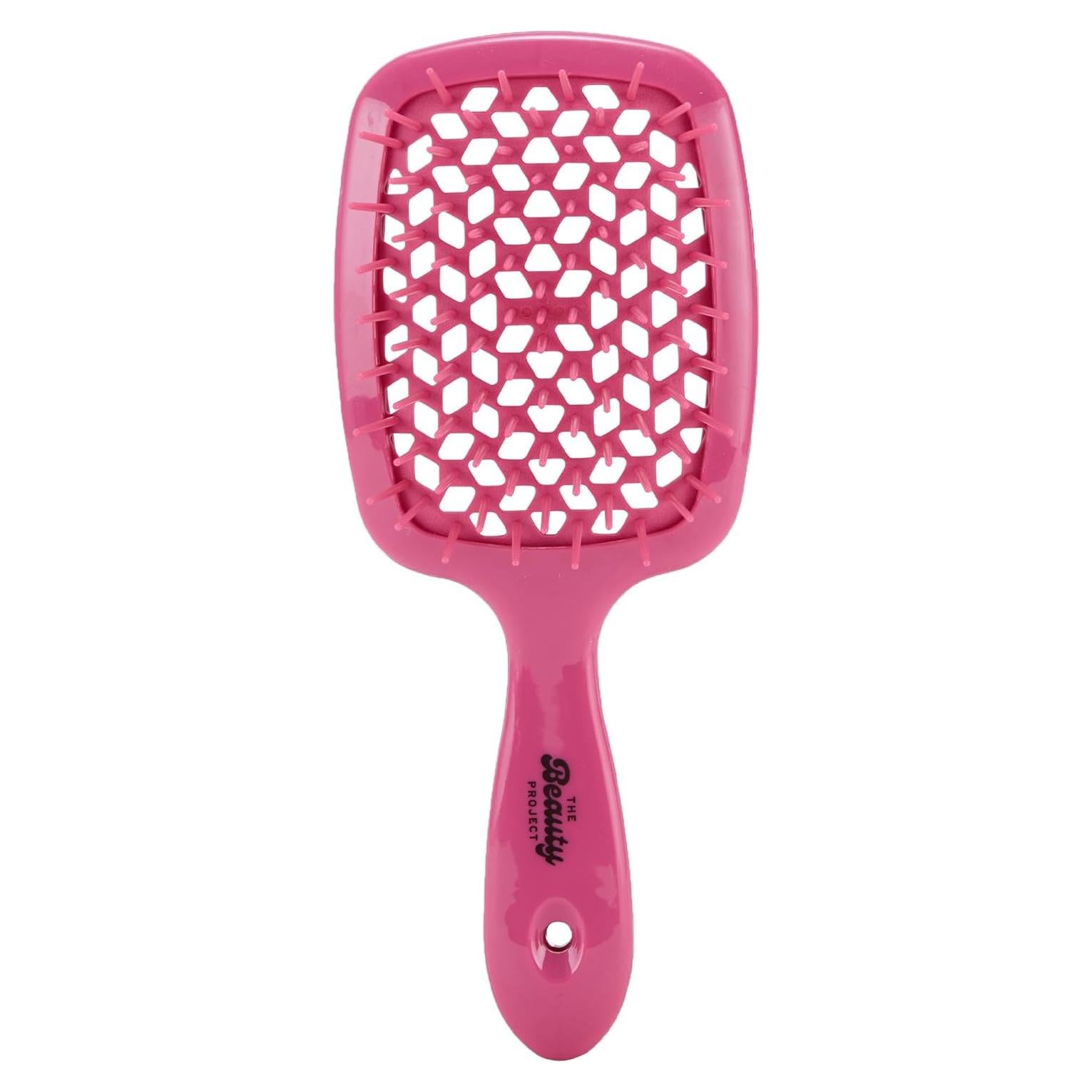 Cepillo Desenredante Ventilado The Beauty Project Rosa Fucsia