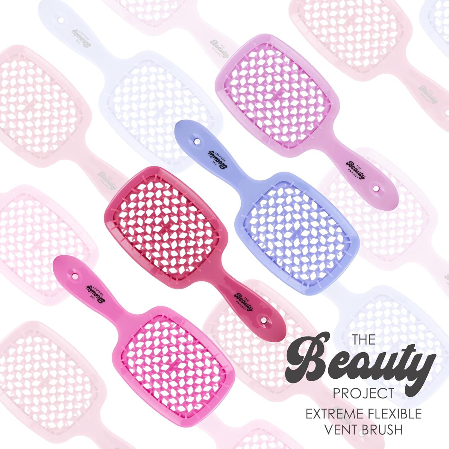 Cepillo Desenredante Ventilado The Beauty Project Rosa Fucsia