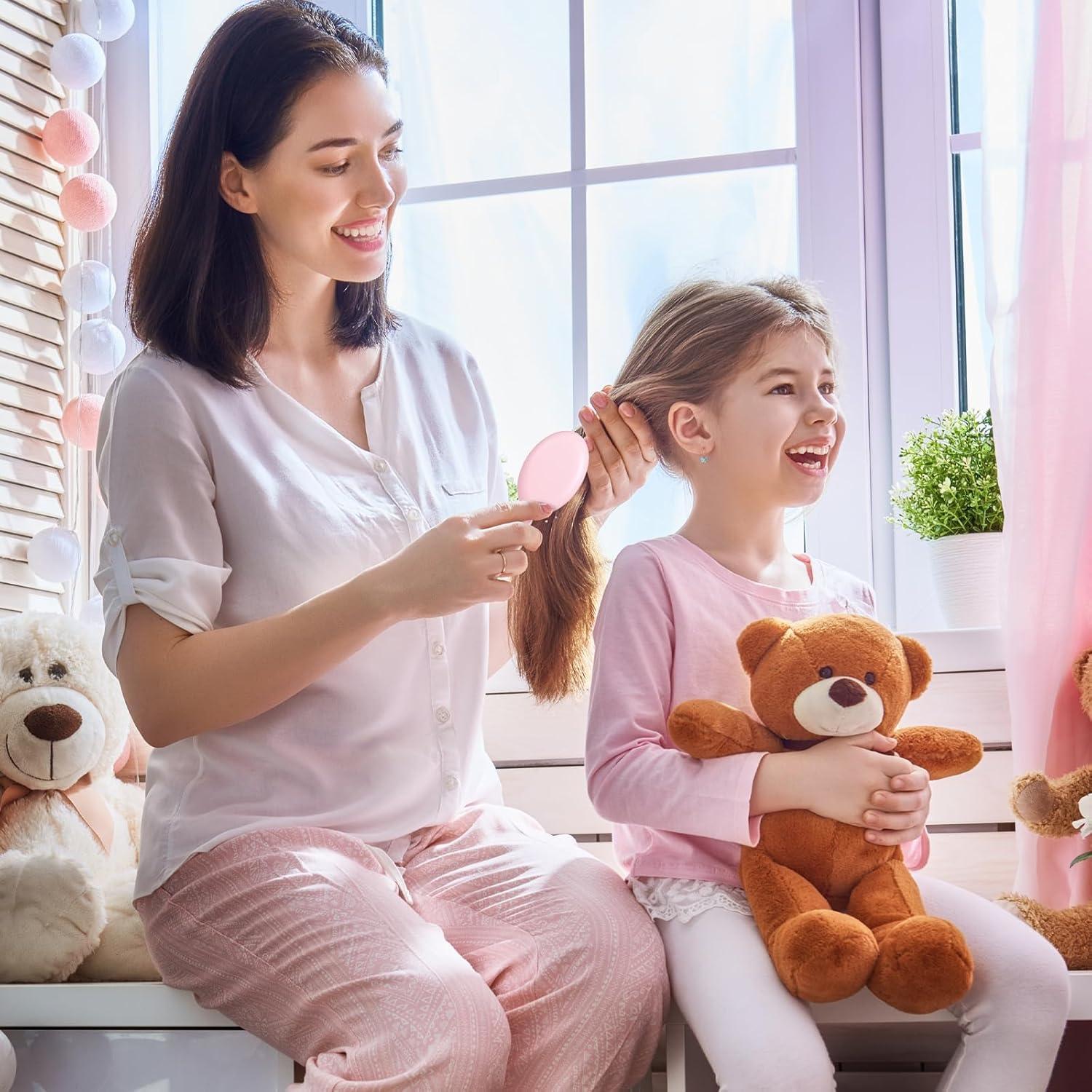 3 Piezas Cepillo Mini Desenredante Wanmu para Cabello