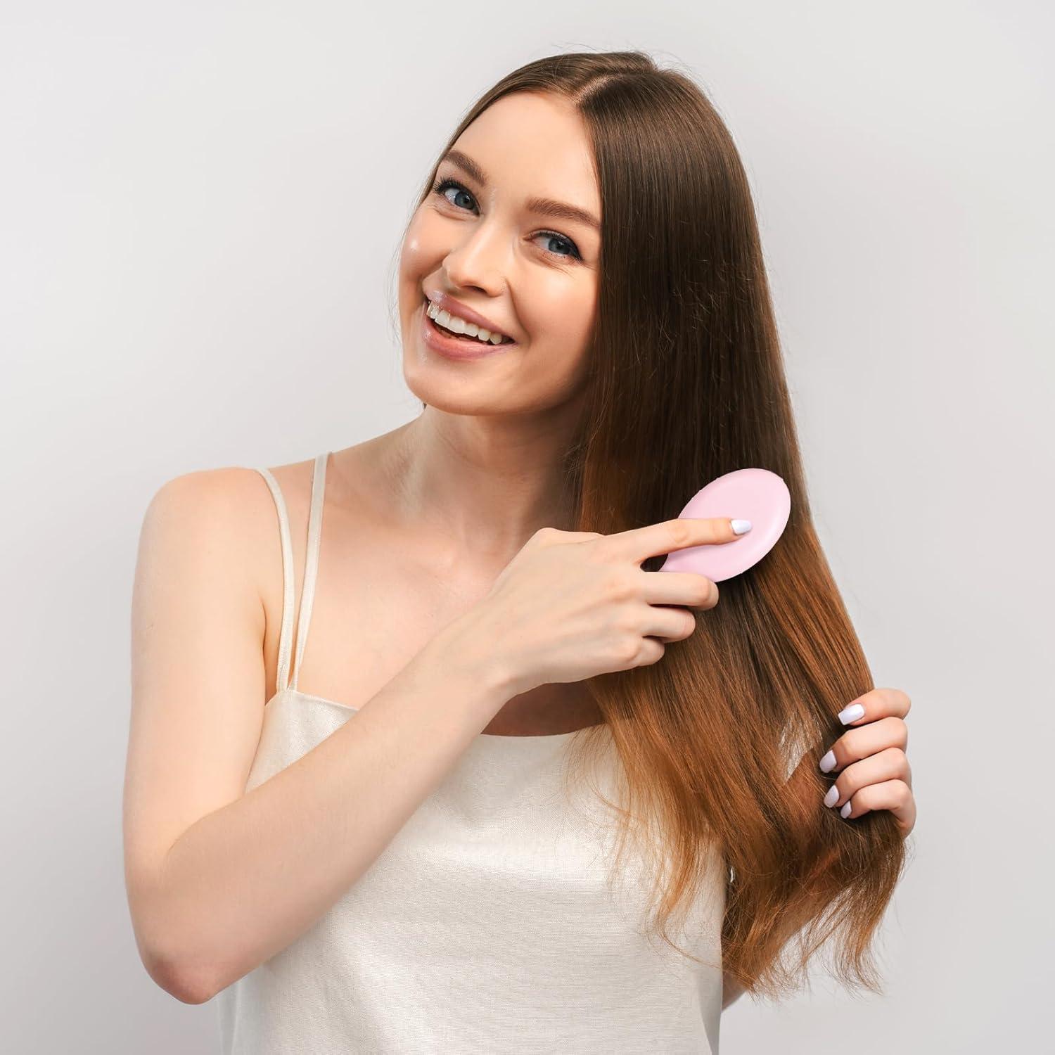 3 Piezas Cepillo Mini Desenredante Wanmu para Cabello