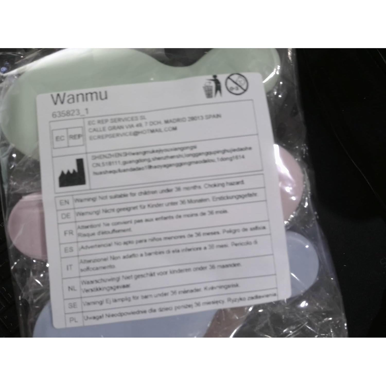 3 Piezas Cepillo Mini Desenredante Wanmu para Cabello