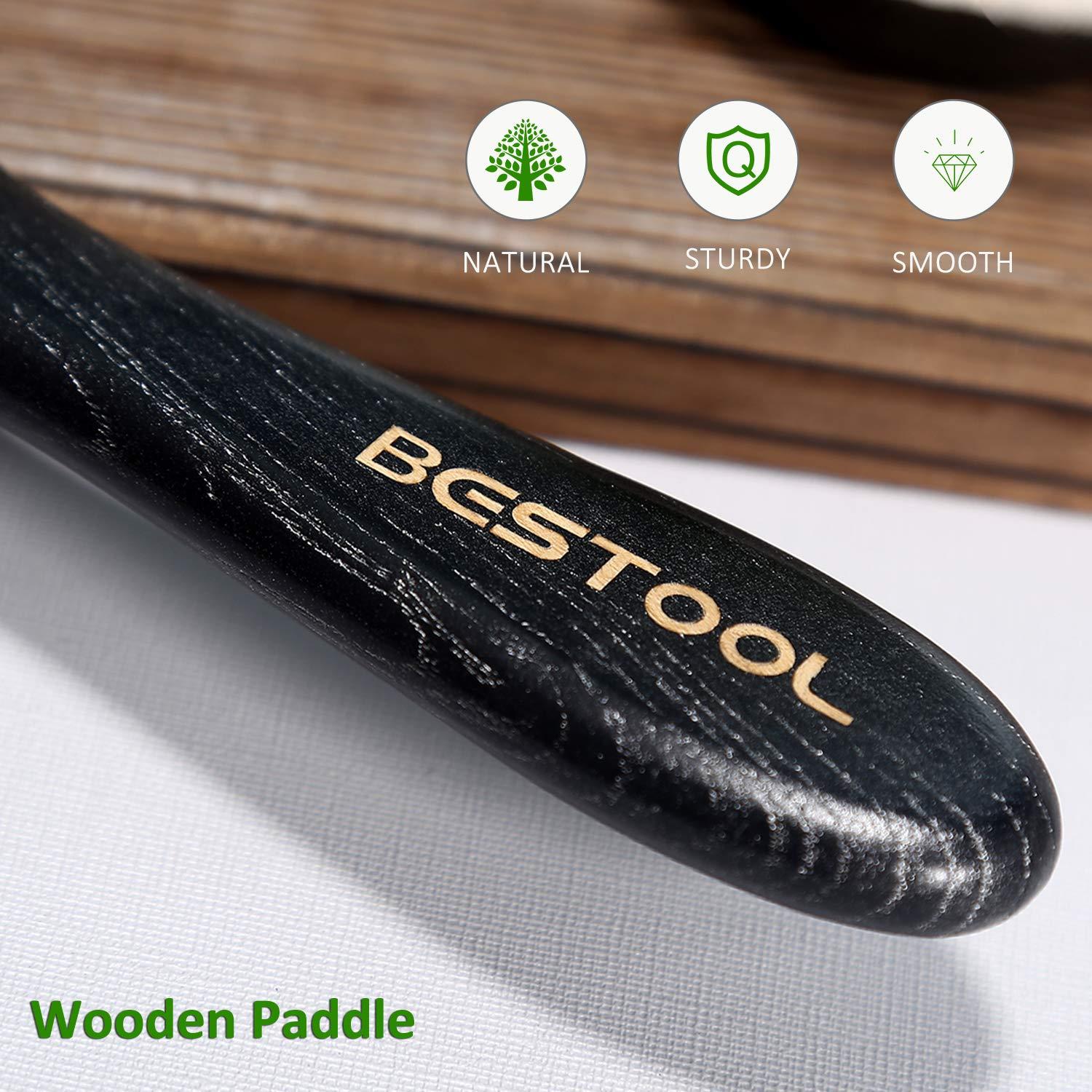 Cepillo Desenredante Paddle BESTOOL con Cerditas Metálicas 18cm