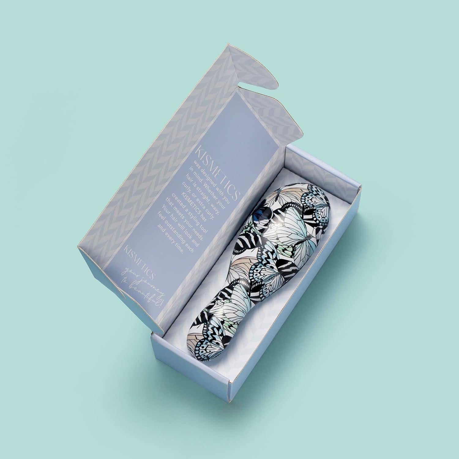 Cepillo Desenredante KISMETICS Mariposa Azul para Todo Cabello